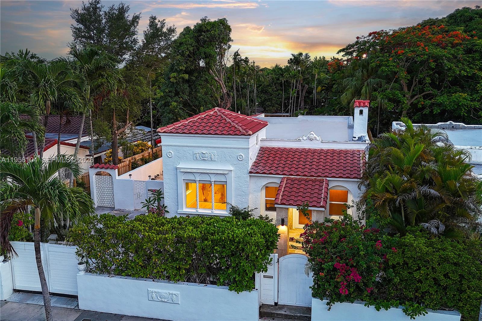 Nestled at the edge of Silver Bluff, just one block from Coral Gables, behind a tall private fence, lies this amazing Oasis. A stunning modern home with Spanish accents that blends timeless character with modern luxury. Featuring 3 bedrooms and 3.5 baths, this residence has been fully remodeled. New electrical, plumbing, impact & insulated windows and doors, with ultra modern kitchen and bathrooms. Inside, you’ll find a split floor plan & an open kitchen, flooded with natural light, creating an inviting flow throughout the home. Outside, enjoy the brand-new, oversized pool, ideal for relaxing and entertaining. But the true value extends even further: the property which is in a no flood zone comes with approved plans for a 2000 sq ft 3-bedroom, 3.5-bath home in the back. Ready for you to start building right away, a rare opportunity for a generational compound, guest home, or income-producing property. Seller will transfer architectural plans for the permitted second home. Huge upside potential. Located within walking distance from premier Coral Gables shops, dining, and amenities, this property is priced and zoned correctly, offering flexibility, investment potential, and an unbeatable lifestyle.
