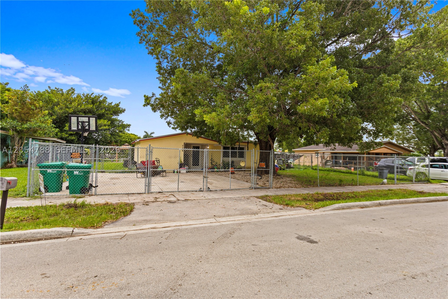 4-bedroom, 2-bath home in the heart of Florida City! Situated on a spacious oversized lot, this property offers endless possibilities to create your own private backyard oasis. Enjoy peace of mind with a 2018 roof, 2020 A/C & HVAC, and impact windows throughout. Best of all, there's NO HOA! The garage area offers excellent potential to be converted into an efficiency or in-law suite, creating an incredible opportunity for additional rental income or multigenerational living. Conveniently located near major highways, shopping, schools, parks, and the Florida Keys. Whether you're looking for your next home or an investment opportunity, this property is full of potential! PLEASE SEE BROKER REMARKS.