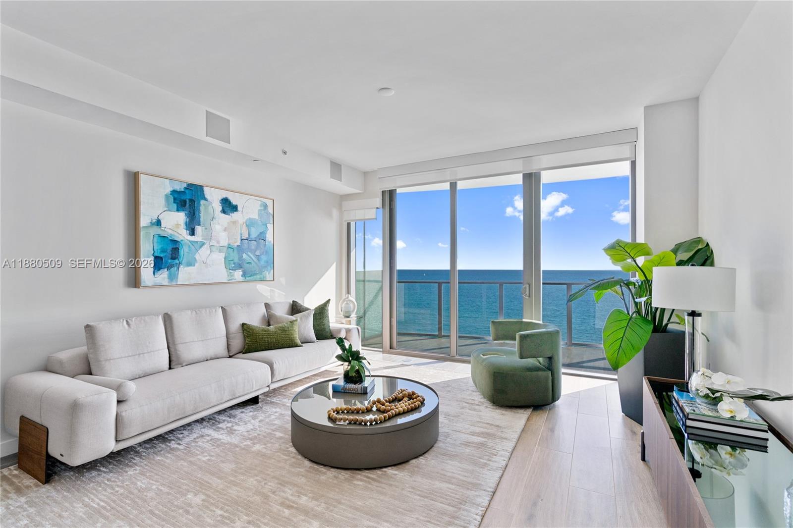 Now offered fully furnished and priced to sell, be the first to enjoy DIRECT OCEAN & INTRACOASTAL VIEWS from this spectacular flow-through unit featuring 3 bedrooms plus a den (which could be a 4th bedroom) and 3.5 bathrooms. Enjoy floor-to-ceiling windows and east- and west-facing oversized terraces for both sunrise and sunset views.

The unit includes 2 parking spaces, Wolf and Sub-Zero appliances, double ovens, a built-in espresso/cappuccino system, a gas stove, and a glass wine cooler. Amenities include personalized concierge service, security, valet, and butler services, meeting spaces, two pools (sunrise and sunset), beachside service, SPA treatment rooms, a wine-tasting salon, a state-of-the-art fitness center overlooking the tropical pool deck and ocean, a private screening room, a breakfast café, and much more.