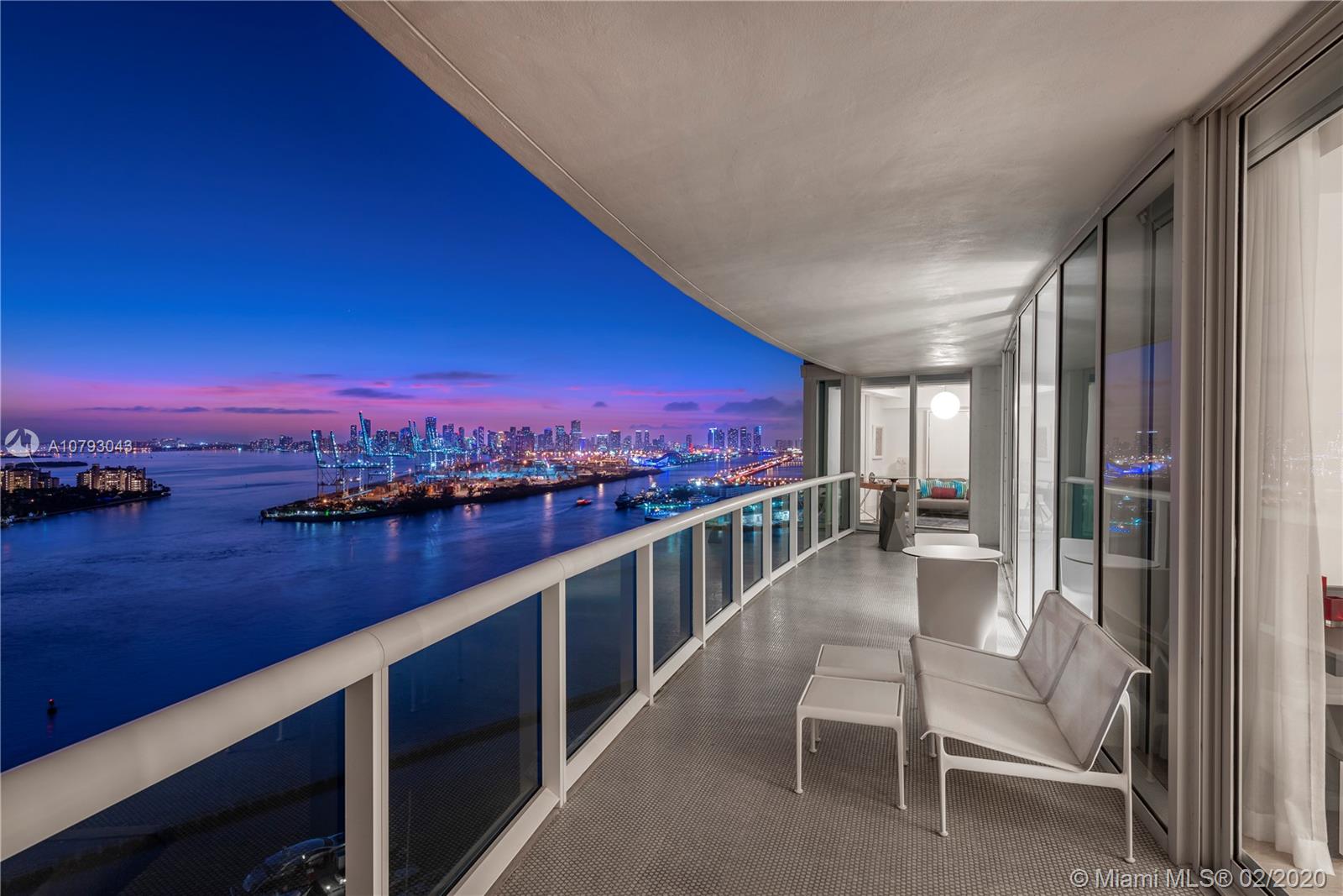 Renovated to perfection with unmatched views, this stunning home is the definition of pure luxury. Interior designer Guimar Urbina draws inspiration from the lively Miami Beach city blending it with striking embellishments to execute flawless design. Boasting floor to ceiling glass windows, Lutron shades, a Crestron smart home system, Arclinea kitchen cabinets & Miele appliances, custom Ornare master bedroom & closet and most interior furniture custom made by Guimar Urbina herself. Located in the sought after South of Fifth neighborhood, enjoy all the Murano at Portofino has to offer including two tennis courts, private beach club, complimentary valet, concierge and more.