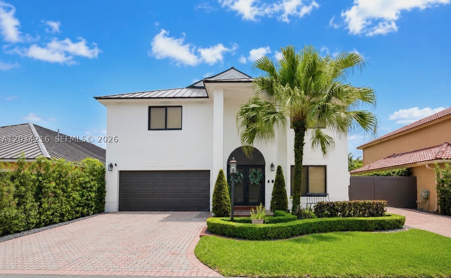 Pride of ownership shines throughout this beautifully maintained 5-bedroom, 2.5-bathroom home, where every detail reflects exceptional care and thoughtful upgrades. Step inside to discover a bright, freshly painted interior paired with a striking metal roof, full impact windows and doors, and outstanding curb appeal that turns heads the moment you arrive. Outside, indulge in your own private resort-style backyard retreat featuring a sparkling pool and spa, an expansive travertine patio, a charming gazebo, and lush mature privacy hedges — the perfect setting for unforgettable entertaining or peaceful relaxation. The side yard even has space for a boat! Ideally situated in a highly desirable, centrally located neighborhood, this home offers effortless access to major highways, top-rated schools, shopping, and vibrant dining options. This is more than just a house — it’s a true sanctuary ready for you to call home! Call today, before someone else finds the home you are looking for.