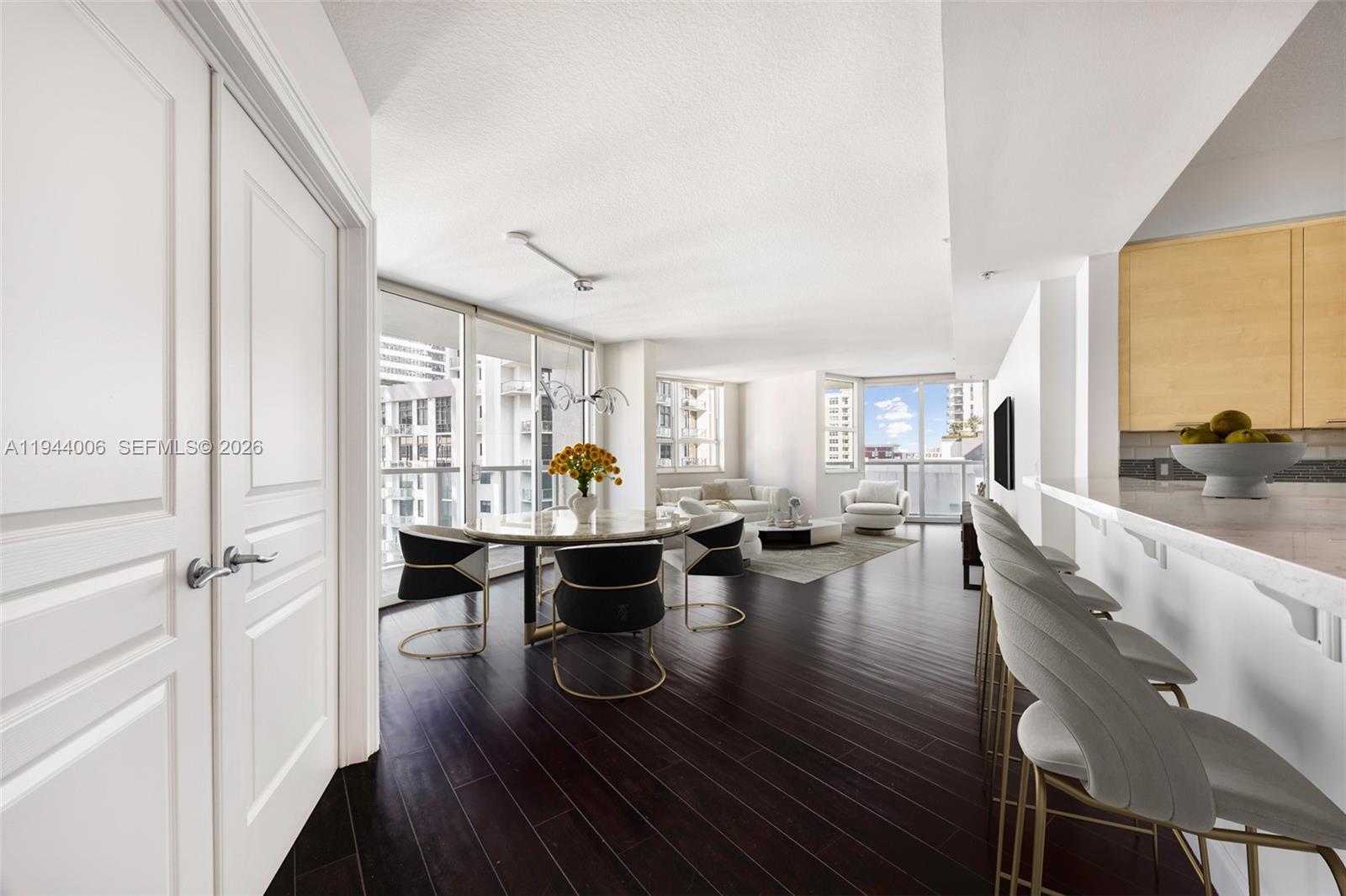 Welcome to Unit 870 at 350 Las Olas Place, ideally located just steps from the energy and sophistication of Las Olas Boulevard. This bright and airy condo features an open-concept layout ideal for modern urban living and expansive windows that provide abundant natural light. The kitchen flows effortlessly into the living and dining areas, creating an inviting setting for both everyday comfort and easy entertaining. The primary bedroom offers a private retreat, while the bathroom is finished with clean lines and practical, timeless details. A smart floor plan and generous storage enhance the sense of space and functionality throughout. Perfectly positioned near Fort Lauderdale’s finest dining, shopping, nightlife, and cultural destinations, this condo delivers a truly walkable lifestyle. With convenient access to major roadways and public transportation, it’s an excellent opportunity for professionals, investors, or anyone seeking the best of downtown Fort Lauderdale living.