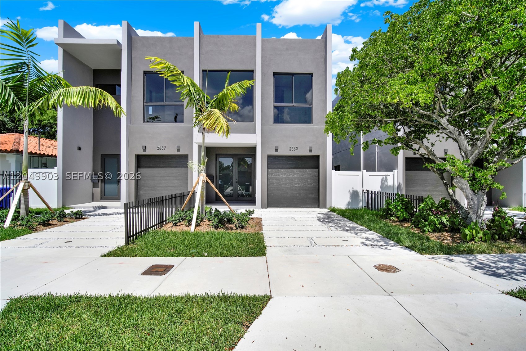 Brand-New Construction! Welcome to Sara Villas, a boutique collection of contemporary townhomes with timeless design and modern sophistication. This exceptional residence features 3 bedrooms, 3 full bathrooms, and a stylish powder room, featuring refined finishes and exceptional craftsmanship.

The light-filled open floor plan showcases high ceilings, premium 8-foot interior doors imported from Europe, large-format porcelain flooring, linear A/C diffusers, and impact-resistant windows and doors, creating a bright, elegant living space. The beautifully appointed kitchen features contemporary custom cabinetry, quartz countertops, premium stainless steel appliances, a waterfall island, and an open layout designed for everyday living and entertaining.

The spacious primary suite offers a spa-inspired bathroom, generous closet space, and a large private balcony, creating the perfect private retreat. Two additional bedrooms, each with access to a full bathroom, provide comfort and flexibility for family, guests, or a home office.

Additional features include a covered one-car garage, private driveway, and a private fenced backyard ideal for outdoor living.

Perfectly located just minutes from Coral Gables, Coconut Grove, Brickell, Downtown Miami, Miami International Airport, premier dining, shopping, parks, and major highways, Sara Villas offers an exceptional opportunity to own a beautifully crafted contemporary residence in one of Miami’s most desirable neighborhoods.