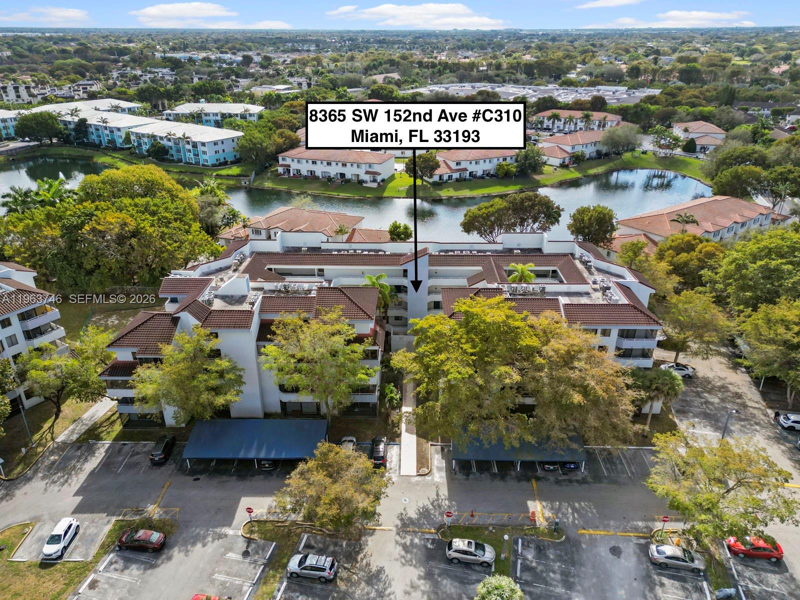 Fantastic opportunity to own a spacious 2-bedroom, 2-bath condo in a prime Kendall location. The unit can be rented immediately, making it an excellent option for investors or end users looking for flexibility. The community features a pool, gym, and clubhouse, along with assigned parking and ample guest parking. Enjoy added security with a gated entrance during the day and an on-site security guard at night. Ideally located near major roadways, shopping, dining, and daily conveniences — this is a solid, well-rounded property with strong rental potential in a high-demand area.