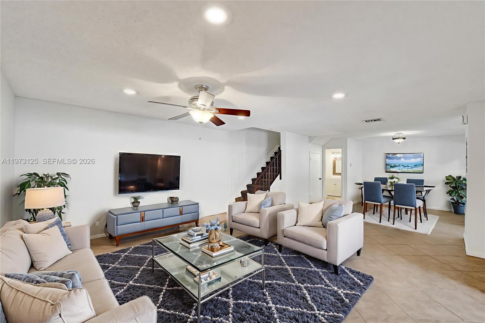 Discover the perfect blend of style, comfort, and peace of mind at 9340 SW 61st Way, B—a move-in-ready gem that feels fresh, fun, and fabulously updated! From the moment you walk in, you’ll love the freshly painted interiors (2025) and the bright, inviting vibe that makes this home feel instantly welcoming. This home shines with upgrades including a new 2024 A/C, newer roof installed by the association, 2024 washer, 2023 dryer, and 2023 refrigerator—so you can settle in without a to-do list. Both bathrooms have been beautifully remodeled in 2025, adding a modern, spa-like touch to your daily routine. The spacious primary bedroom is a true retreat, complete with a huge walk-in closet that’s ready to handle your entire wardrobe (and then some!). And yes—pets are welcome! With 2 dedicated parking spaces right out front, this home checks all the boxes for easy living. Nestled in a well-maintained neighborhood with a sparkling pool and play area, you’ll love the sense of community and peace of mind. Boca Raton is renowned for its top-rated schools, lush parks & vibrant lifestyle. Just minutes away you’ll find world-class shopping, dining options & pristine beaches. Plus easy access to major highways makes commuting a breeze! Whether you’re lounging at home or enjoying all that Boca Raton has to offer, this home delivers comfort, convenience & carefree Florida living—all wrapped in one irresistible package. Come see it and fall in love.