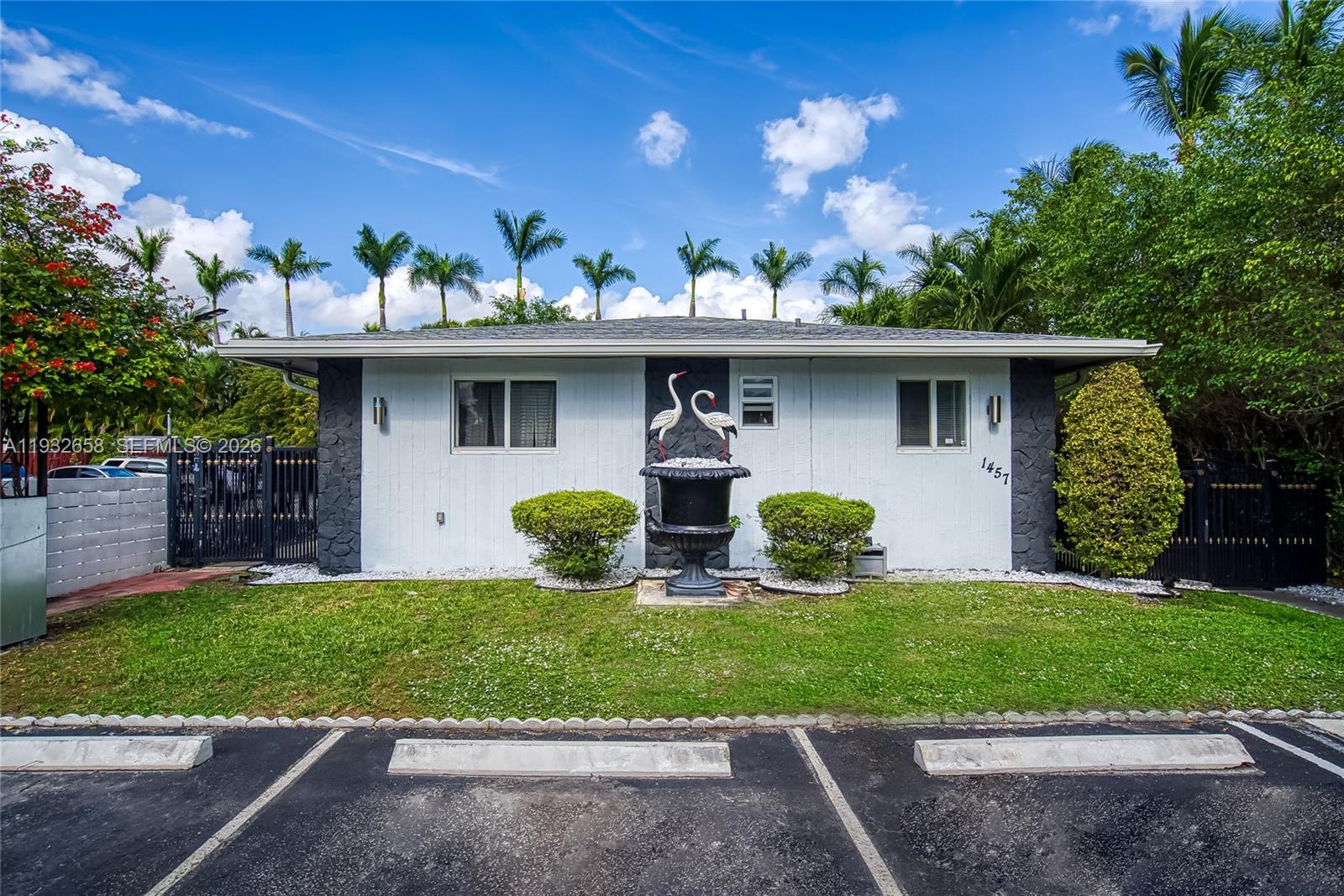 Excellent opportunity to own an income-producing fourplex in a prime Hallandale Beach location. This well-maintained property features 4 units (2 studios and 2 units 1 bed/1.5 bath), each with its own private entrance, offering strong rental income and flexibility for investors or owner-occupants.
The property has been recently upgraded with a brand-new roof, new A/C system, and upgraded bathrooms, providing peace of mind and reduced maintenance costs. Units offer spacious living areas, functional kitchens, and well-sized bedrooms. Each unit has a washer inside and one dryer outside for entire property. 1 unit has both washer and dryer inside the unit.
The units are currently rented, generating immediate income with upside potential through rent increases or long-term appreciation. 1 bedroom units are rented at $2,300/month with lease ending in June 2026 and September 2026, studios are rented at $1,500/month on a month-to-month basis.
Conveniently located just minutes from the beach, Gulfstream Park, Aventura Mall, shopping, dining, and major highways. No HOA and ample parking further add to the property’s appeal.
Ideal for investors seeking steady cash flow or buyers looking to live in one unit while renting the other. A turn-key income property in a high-demand rental area—do not miss this opportunity.
