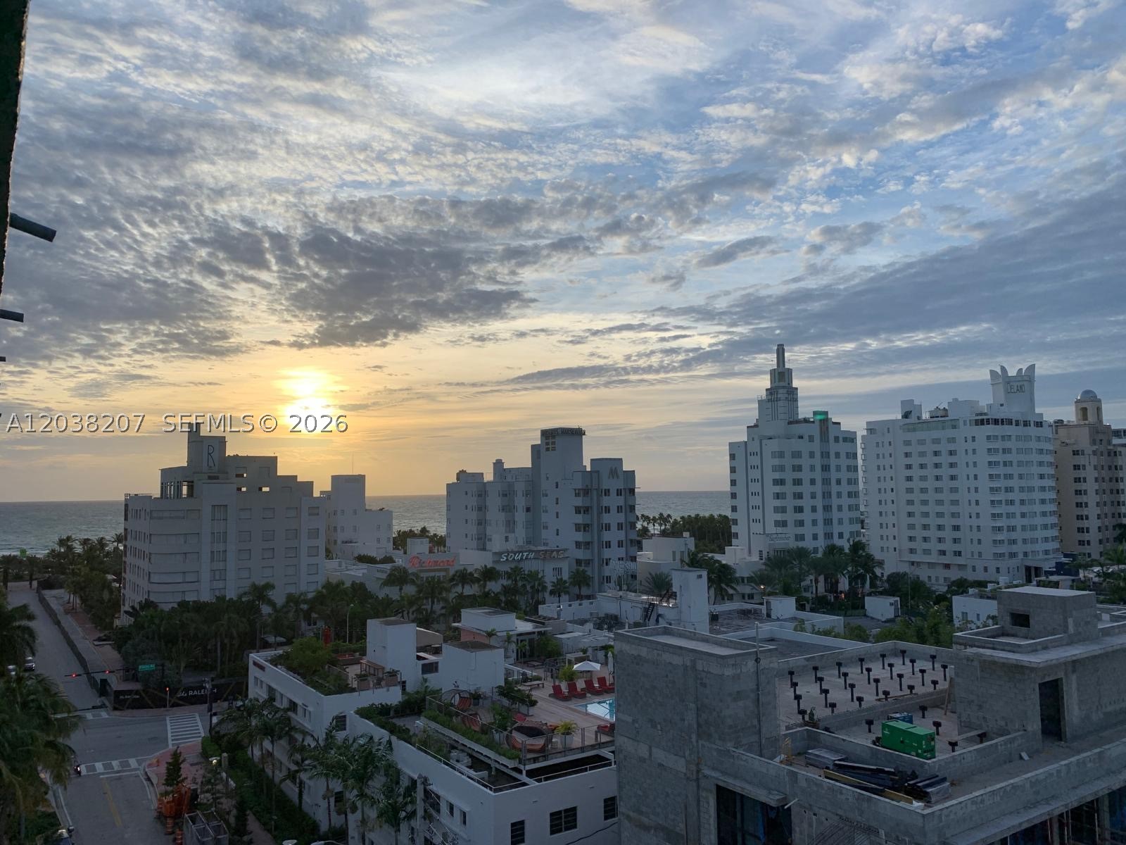 Lower Penthouse , 2 bedrooms 2 bathrooms with breathtaking and very dramatic 270 degree views of the city, Skyline of Miami and the Ocean. Wrap around terrace. 1 block from the Beach. Unbeatable location. Restaurants, Shops, City Bike, Free Trolley stop, Grocery all within minutes. The unit is flooded with light. Gorgeous sunsets and serene sunrises. Unit will be updated (new appliances, light fixtures etc.) After longterm tenant moves out. Can be partially furnished. Looking for longterm tenant. Building has brand new roof and is undergoing Balcony renovation until end of summer. Available august 2026