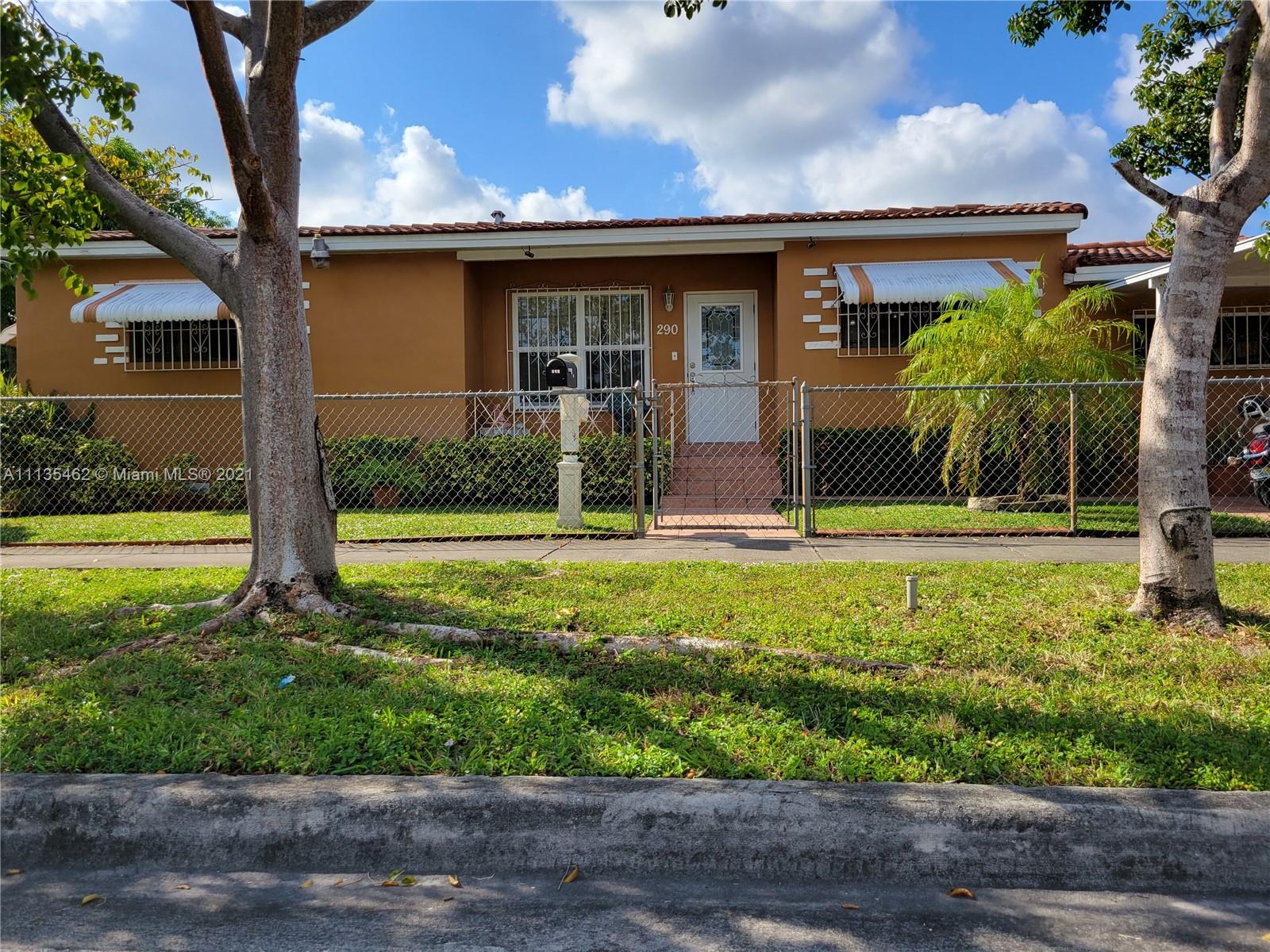 JUST REDUCED! GORGEOUS EAST HIALEAH SINGLE FAMILY HOME PERFECT FOR YOUR FAMILY OR INVESTOR SEEKING INCOME POTENTIAL. WELL MAINTAINED AND CLEAN, TURNKEY 3 BED 2 BATH ON CORNER LOT. IMPACT FRONT DOOR, TILE THROUGHOUT, STAINLESS STEEL APPLIANCES, CARPORT. HUGE BACKYARD IDEAL FOR PARKING, POOL OR ADDITIONS. OWNER OCCUPIED, SHOWINGS BY APPT ONLY. CONTACT LISTING AGENT TO SCHEDULE. OPEN HOUSE THIS SUNDAY 2/20/22 1-3 PM