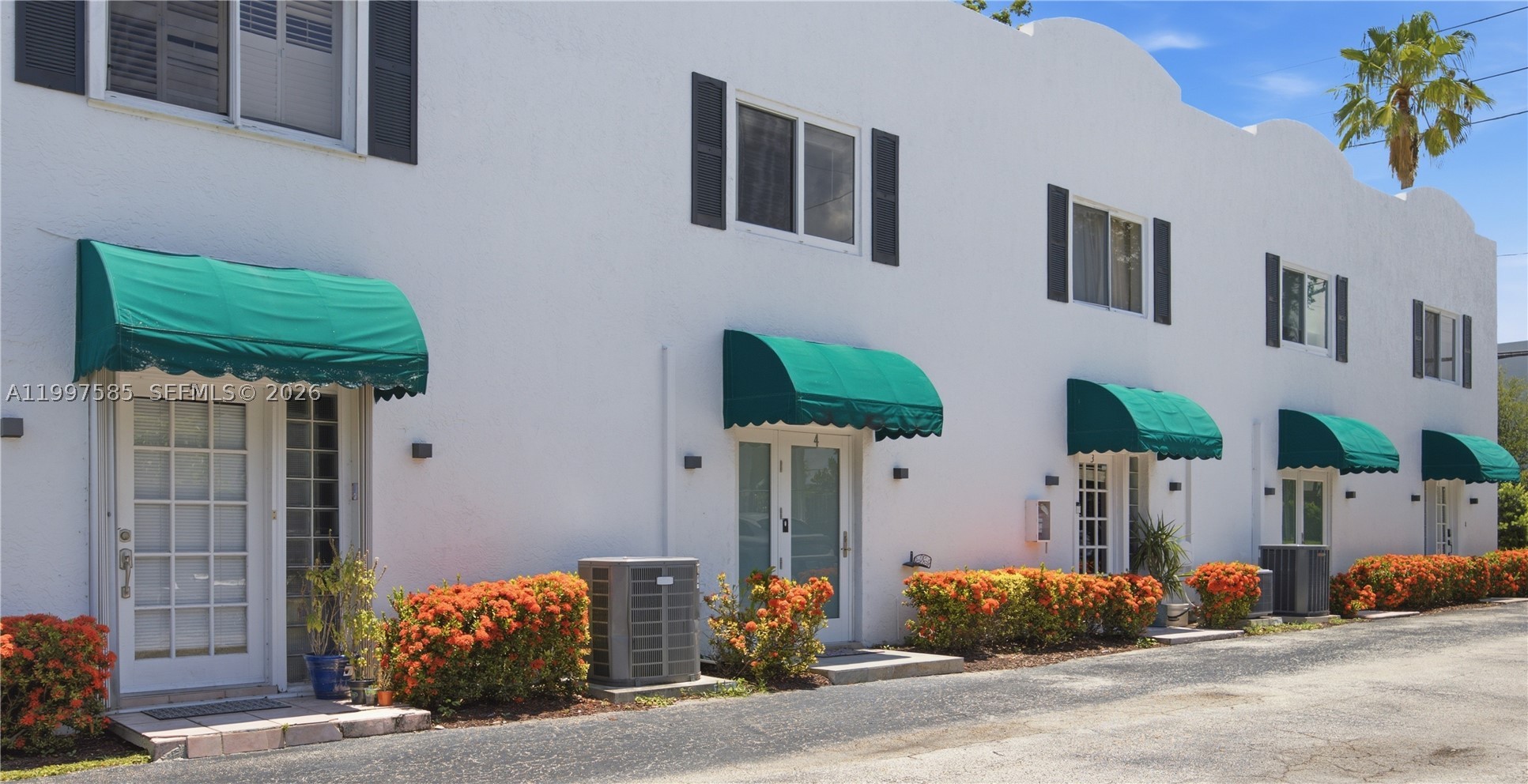Boutique 5-unit townhouse-style condo in desirable Pompano Beach location. Property offers strong value with upside potential in a well-located area close to beaches, shopping, and dining. Beautiful townhome located east of Federal Hwy in the sought-after Santa Barbara subdivision. This well-maintained unit features impact windows and doors, plus an open-concept kitchen with stainless steel appliances. Bright living area with sliding doors and plantation shutters opens to a private fenced courtyard. Upstairs offers two spacious bedrooms, including a primary suite with updated shower, generous closets, and private balcony. Washer and dryer on second floor. Close to the beach. Close to dining, shopping, and coastal lifestyle. Perfect as a primary home, second home, or income-producing property. Financing may be possible, but due to the size of the association and insurance structure, some lenders may have restrictions. We recommend checking with your lender early — cash or portfolio lending may be the smoother route.