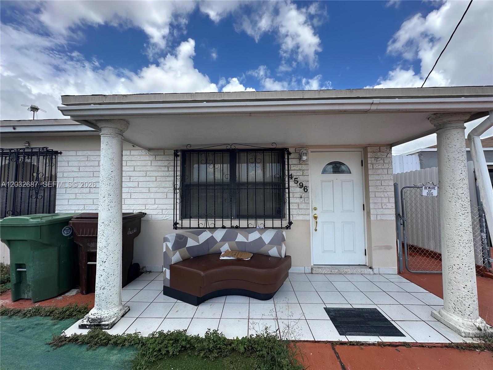 Amazing opportunity to own a spacious 4-bedroom, 2-bathroom single-family home in the heart of Hialeah! This partially updated property is exceptionally clean, well-maintained, and filled with natural light. With a highly desirable 4/2 layout, it offers the perfect canvas and tremendous potential to renovate, add value, and design completely to your taste. The exterior features a convenient front driveway with space to comfortably park at least 2 vehicles, plus a private backyard ideal for outdoor entertainment. Situated in a highly sought-after neighborhood with NO HOA, close to excellent schools, shopping, dining, and major highways. Perfect for growing families looking to customize their dream home or savvy investors. Easy to show—schedule your tour today!