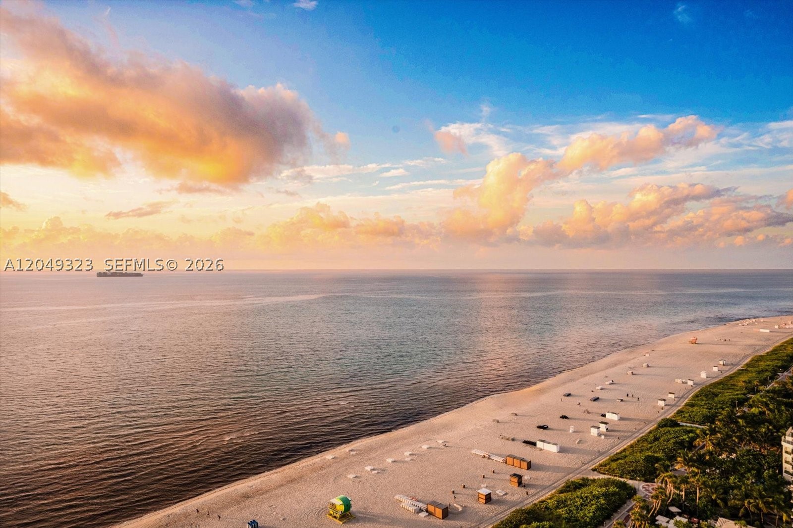 Experience breathtaking, unobstructed views of the ocean, bay, and Miami skyline from this exceptional 23rd-floor
corner residence. Located in the boutique La Tour condominium, a beautifully renovated building positioned
directly on the iconic Miami Beach Boardwalk, this spacious 2-bedroom, 2-bath home offers the perfect blend of
luxury, privacy, and coastal living. The thoughtfully designed split-bedroom floor plan features an open-concept
kitchen with granite countertops, beautifully updated bathrooms, an in-unit washer and dryer, and two expansive
private balconies extending from the living area and primary suite—perfect for enjoying sunrise mornings and
spectacular city lights. La Tour offers an exclusive residential experience with just 67 residences, only three homes
per floor, and three dedicated elevators, ensuring exceptional privacy and convenience. Residents enjoy a full suite
of resort-style amenities, including a beachfront pool and jacuzzi, sauna, fitness center, tennis court, resident
lounge and party room, 24-hour concierge and security, as well as on-site management. Ideally situated in the
heart of Miami Beach, you're just moments from world-class hotels, acclaimed dining, upscale shopping, and the
best of oceanfront living.