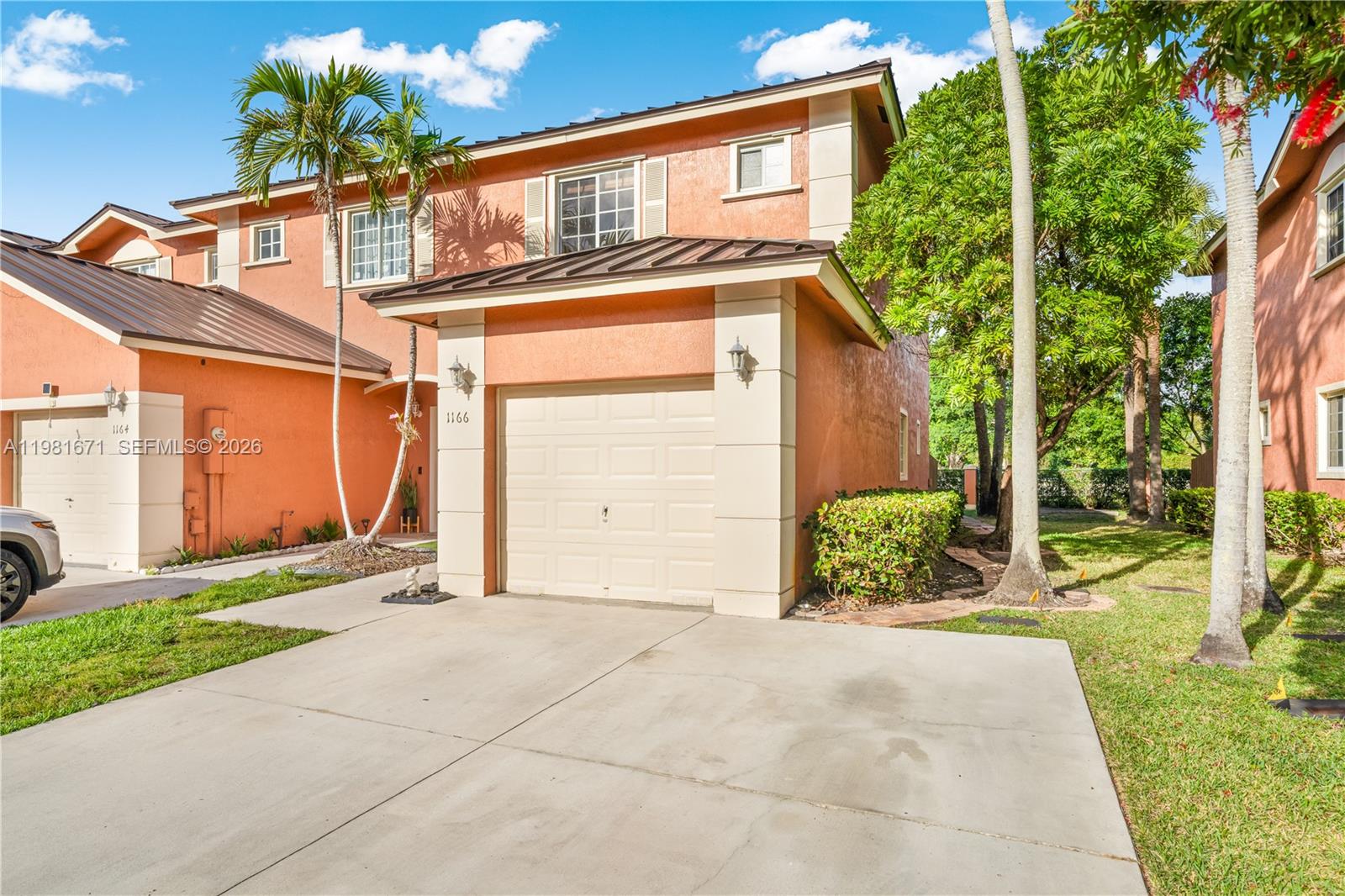 Immaculate 3BR/2.5BA corner townhome in Monte Carlo Townhomes, Pembroke Pines. This beautifully maintained residence features a 1-car garage, brand new metal roof (December 2025), tankless water heater, and tasteful upgrades throughout. The desirable corner location provides added privacy and natural light. Ideally located near major highways, shopping, dining, and top-rated schools, with convenient access to Pembroke Gardens, The Shops at Pembroke Lakes, and surrounding South Florida destinations. A move-in-ready opportunity in one of Pembroke Pines’ most sought-after communities.