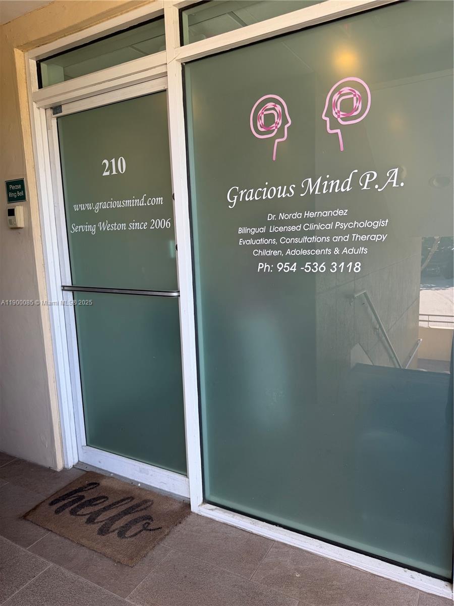 Beautifully decorated 851sf second-floor office suite available for sublease. 
Unit includes four private offices; one can be used as a conference room, and a private restroom.  
Furniture available-inquire! Ample parking area.

Sublease expires 12/31/2027.
Flat monthly rates. First year (2025) $2,800 per month. Second year (2026) $2,850 per month. Third year (2027) $2,900 per month. 
Sublease subject to landlord approval. First & Security deposit due at lease signing.
Move-In Incentives 
Call or Text agent for showing