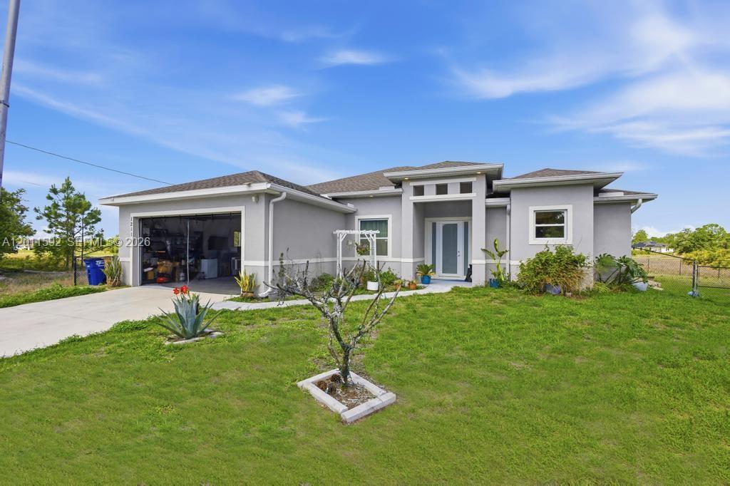 Take advantage of a rare opportunity to secure a low 3.125% interest rate through an assumable loan in the growing community of Lehigh Acres. In today's higher-rate market, this home offers significant monthly savings by allowing qualified buyers to step into the seller's existing mortgage, potentially saving hundreds compared to current financing options.
Don't miss your chance to lock in yesterday's rate in today's market
Call Listing Agent for Instructions, Showing schedule Monday to Friday 9am till 6PM, Weekends available upon request of availability.