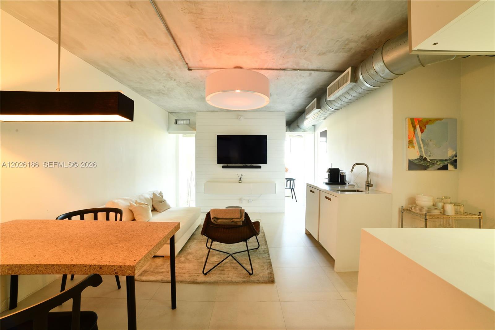 Completely renovated and furnished 1BD/1BA + office area on Belle Isle, filled with natural light. Enjoy beautiful east-facing sunrise views overlooking the island's central park, just steps from the Standard Spa. The bedroom features cove lighting, built-in speakers, and window treatments throughout. Brand New kitchen. One assigned parking space included. Building recertification is complete and assessment paid. Lowest maintenance fee in the building. Tenant occupied until November 30th. Contact listing agent for more details!