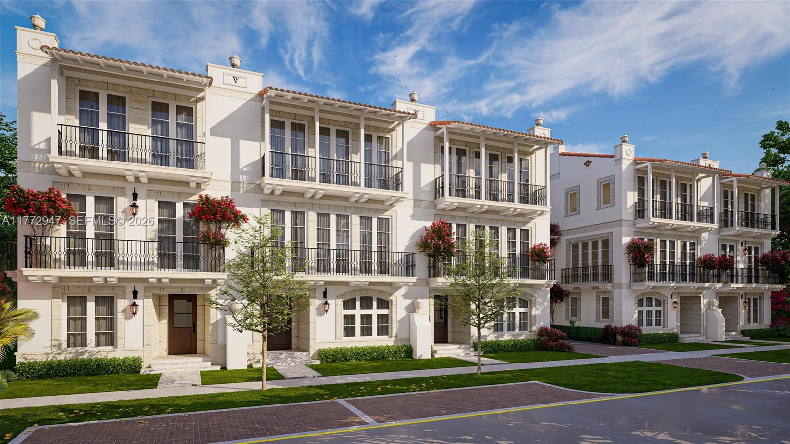 Via Veneto offers an exclusive collection of 10 bespoke brownstones in Coral Gables, each spanning 5,300–5,500 sq ft. These luxurious three-story homes feature 4 bedrooms, 4.5 bathrooms, a 4-car garage, and an elevator servicing all levels. Designed by Nelson de Leon with interiors by Sensi Casa, each home includes Italian MiaCucina finishes and high-end appliances. Residents can enjoy expansive terraces and private balconies with views of the Venetian Pool and The Biltmore Hotel. Located at Sevilla and Palermo, Via Veneto provides easy access to downtown Coral Gables, offering refined living in an iconic neighborhood.