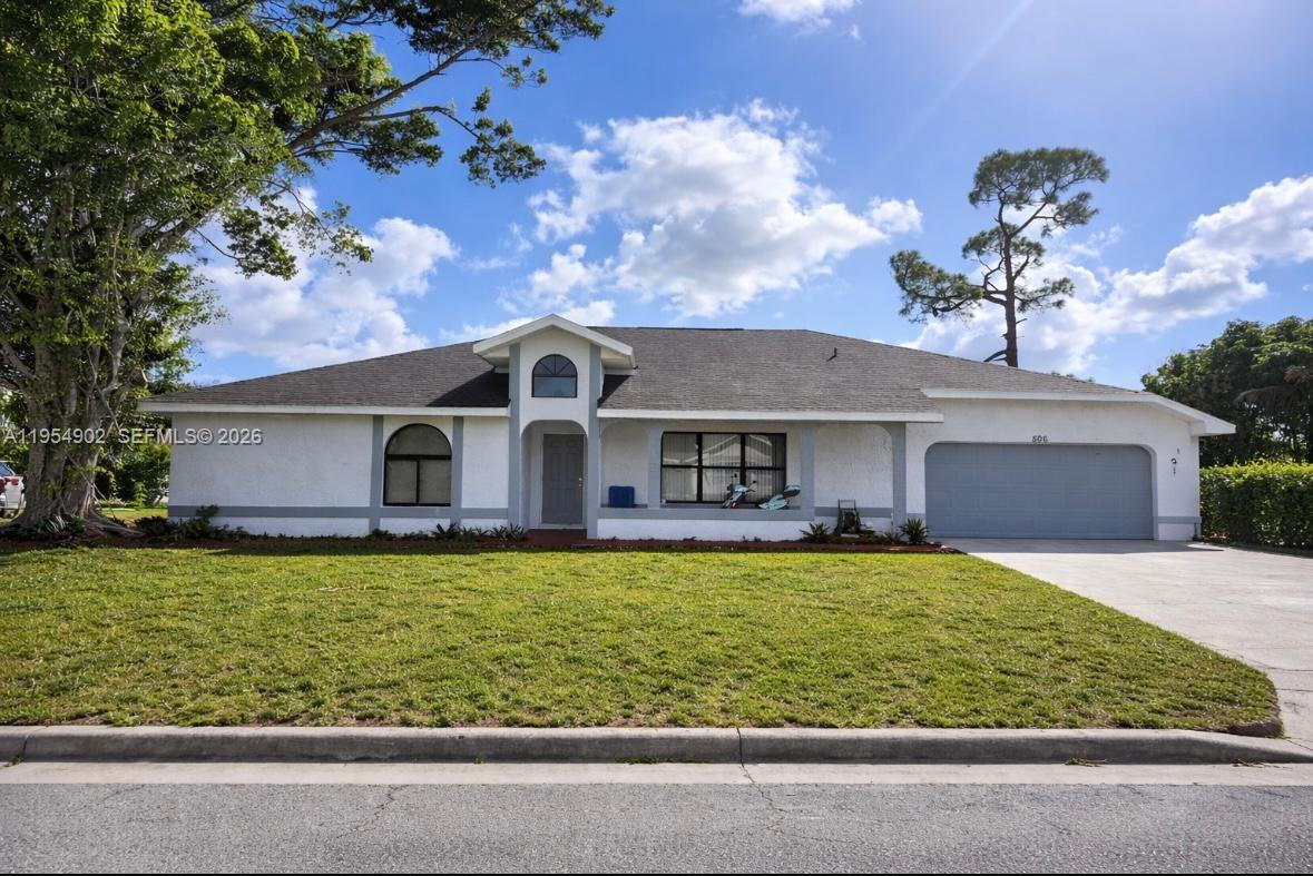 Spacious single-family home located in a desirable neighborhood with NO HOA and NO CDD. This move-in-ready property features a brand-new roof and new wood flooring throughout, making it an excellent opportunity for both owner-occupants and investors.

The home offers a functional open layout with generous living areas, ideal for everyday comfort and entertaining. Enjoy a bright screened-in patio overlooking the backyard—perfect for relaxing or hosting gatherings while allowing abundant natural light into the home.

Situated on a large lot, the property provides ample parking, making it ideal for business owners, contractors, or buyers with multiple vehicles, while also offering flexibility and privacy.

Conveniently located in a quiet residential area close to schools, shopping, dining, and major roadways. No rental restrictions, offering strong potential for long-term rental or investment use. Easy to show.