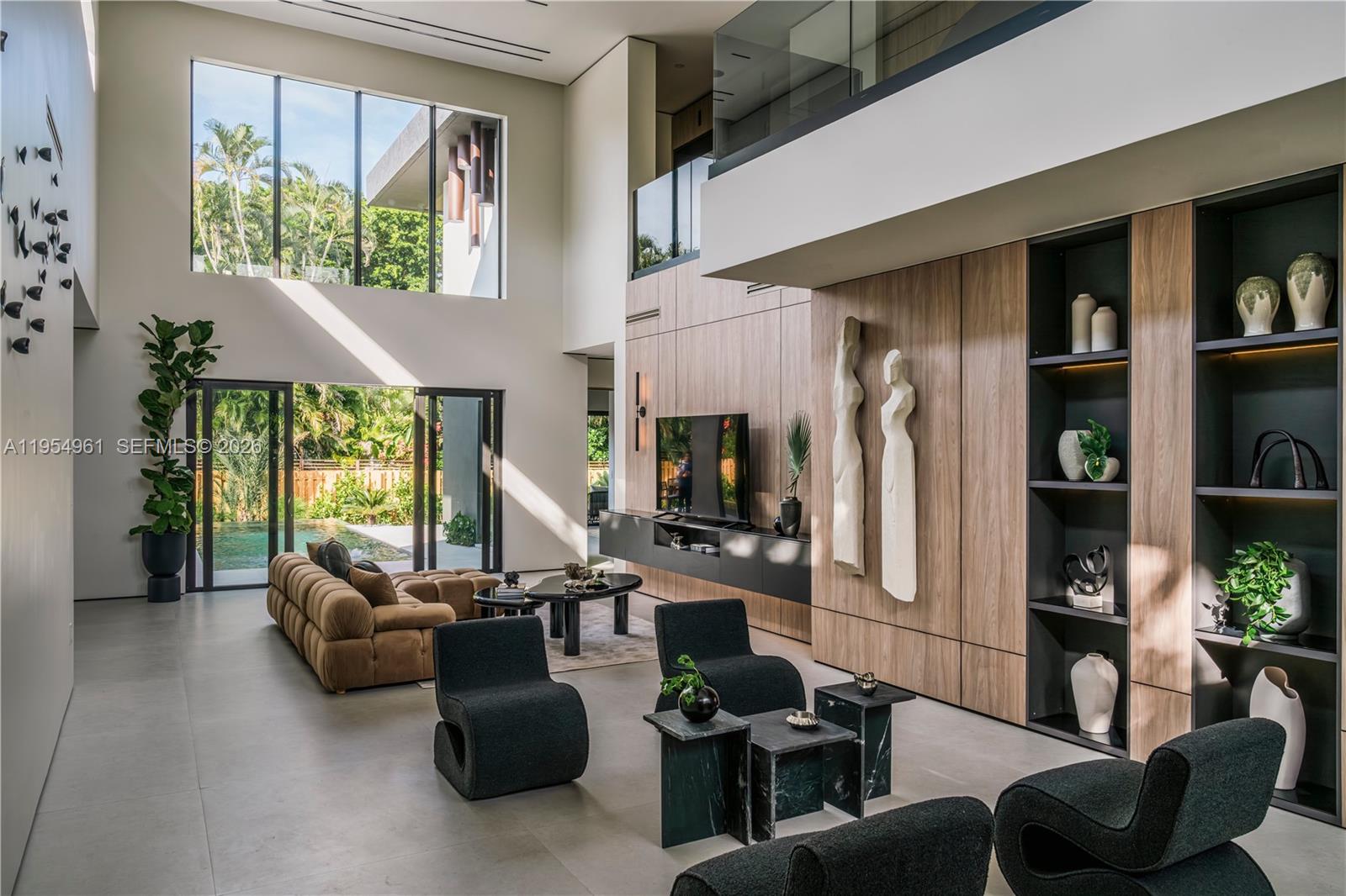 Seven Four Eight proudly presents Castello Di Luce, a newly constructed modern residence focused on light, volume, and seamless indoor outdoor living. A dramatic great room with 22 foot ceilings establishes a strong sense of scale, complemented by 9.5 foot ceilings throughout the rest of the home. Expansive glazing fills the interiors with natural light and connects effortlessly to the outdoor spaces, featuring a heated negative edge pool and a summer kitchen designed for entertaining. Refined finishes and integrated technology throughout give Castello Di Luce a distinct sense of quality and architectural presence.