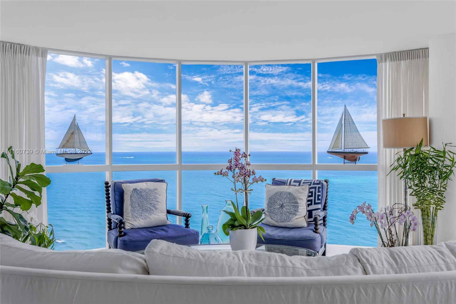 BREATHTAKING DIRECT OCEAN AND BAY VIEWS, IN THIS STUNNING AND SPACIOUS 3 BED 3 BATH HOME! This gorgeous high-floor residence is a beautiful balance of the turquoise blue ocean and sky, in the most sought-after line. Exquisite fully remodeled and furnished residence features an open kitchen with stainless steel appliances, TV room, walk-in closets, jacuzzi, bathtub, and washer-dryer in the unit. Enjoy watching the sunrise from the comfort of your living room. Amenities include a Kids Playground, Social Room, BBQ and Pagoda,  Bike Storage, 24-hour Security and Concierge, Gym, Steam Room, Sauna, Beach Chairs, and Private Beach entrance. Ideal location minutes away from South Beach, Bal Harbour Shops, and Aventura Mall. Don't miss the opportunity to live like you are on top of the water!