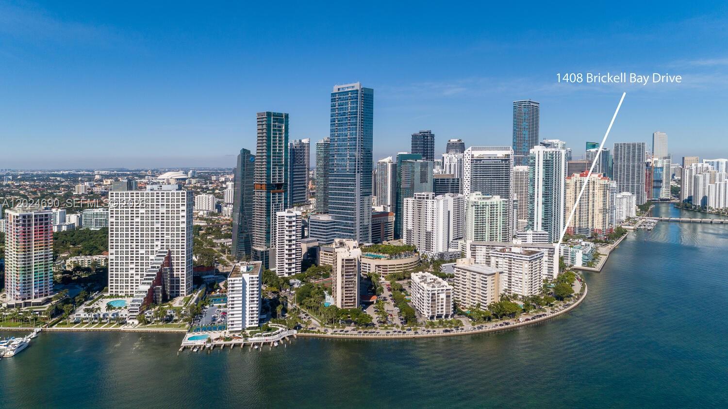 Welcome to this boutique building along Brickell Bay Drive, up to the 11th floor to a charming studio with direct views of Biscayne Bay. Apartment features tile floors throughout, updated kitchen and a breathtaking view on the relaxing balcony. The building offers secured gated entry, friendly concierge, management onsite, swimming pool and gym. Unit has 1 assigned parking space (uncovered) and building offers a few guest parking before the security gate. Be "In All" that Brickell offers without having to be "In It"...Cool Spot