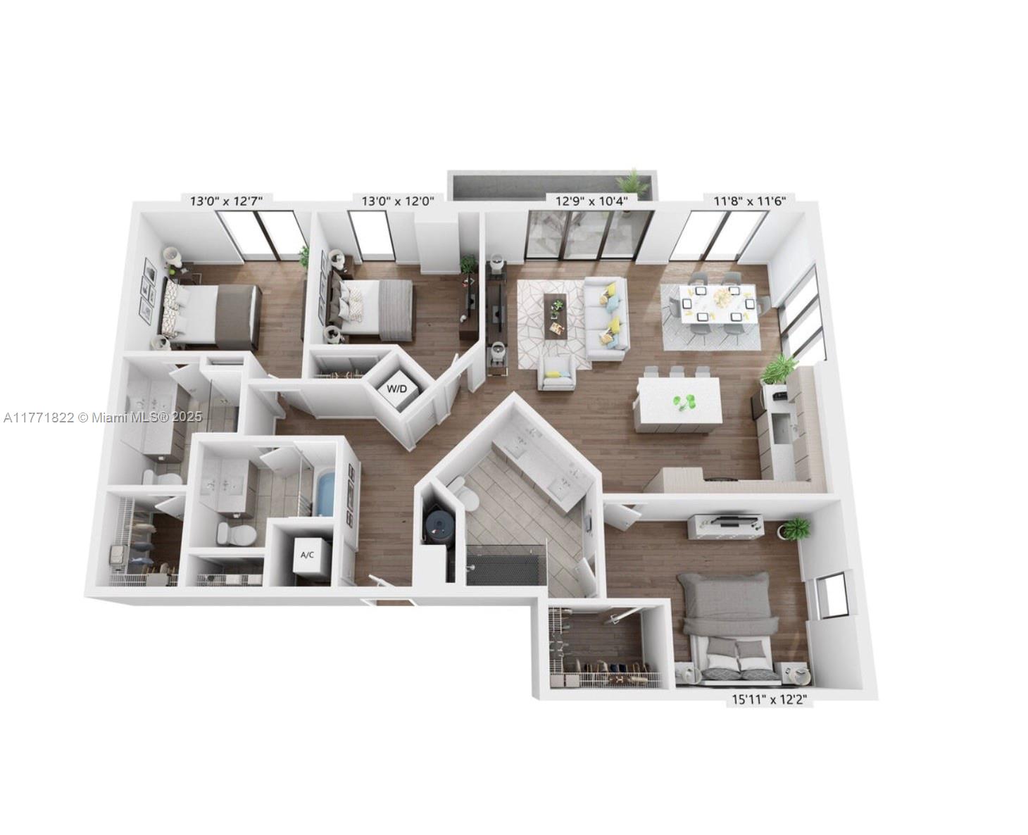 Experience modern living at Grove Central Residences, a premier community in the heart of Coconut Grove. This fully furnished unit is available for 12-18 month leases, offering sleek finishes, high ceilings, and floor-to-ceiling windows for abundant natural light. Enjoy resort-style amenities, including a rooftop pool, state-of-the-art fitness center, and resident lounge. Conveniently located above Target, Sprouts, and the Metrorail for seamless city access. Fast approval process.