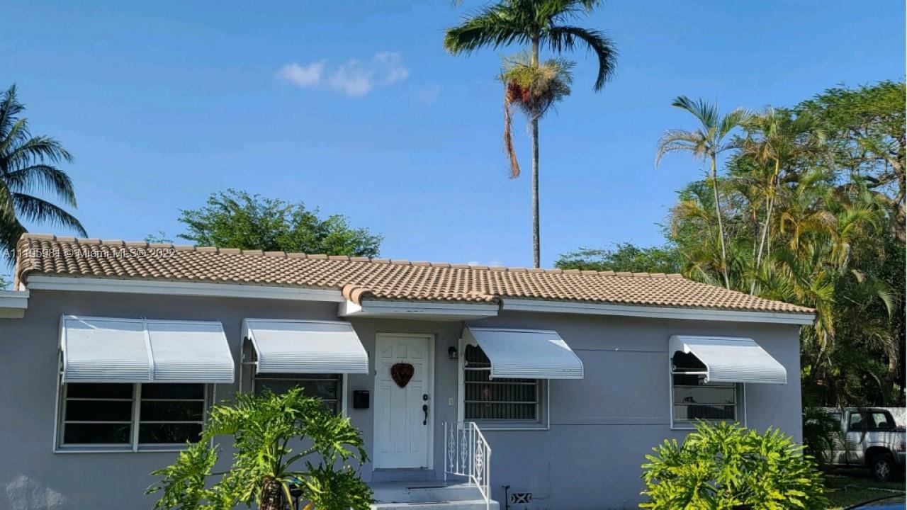 Located on a large corner lot in the Bird Section of Miami Springs. Including 2 bedrooms and 2 bathrooms, 1,598 sqft adjusted 1401 soft. New Central AC and ducts installed less than a year ago. Kitchen was remodeled less than 2 years ago. The home is move in ready , but has huge potential for adding square footage if more space is needed