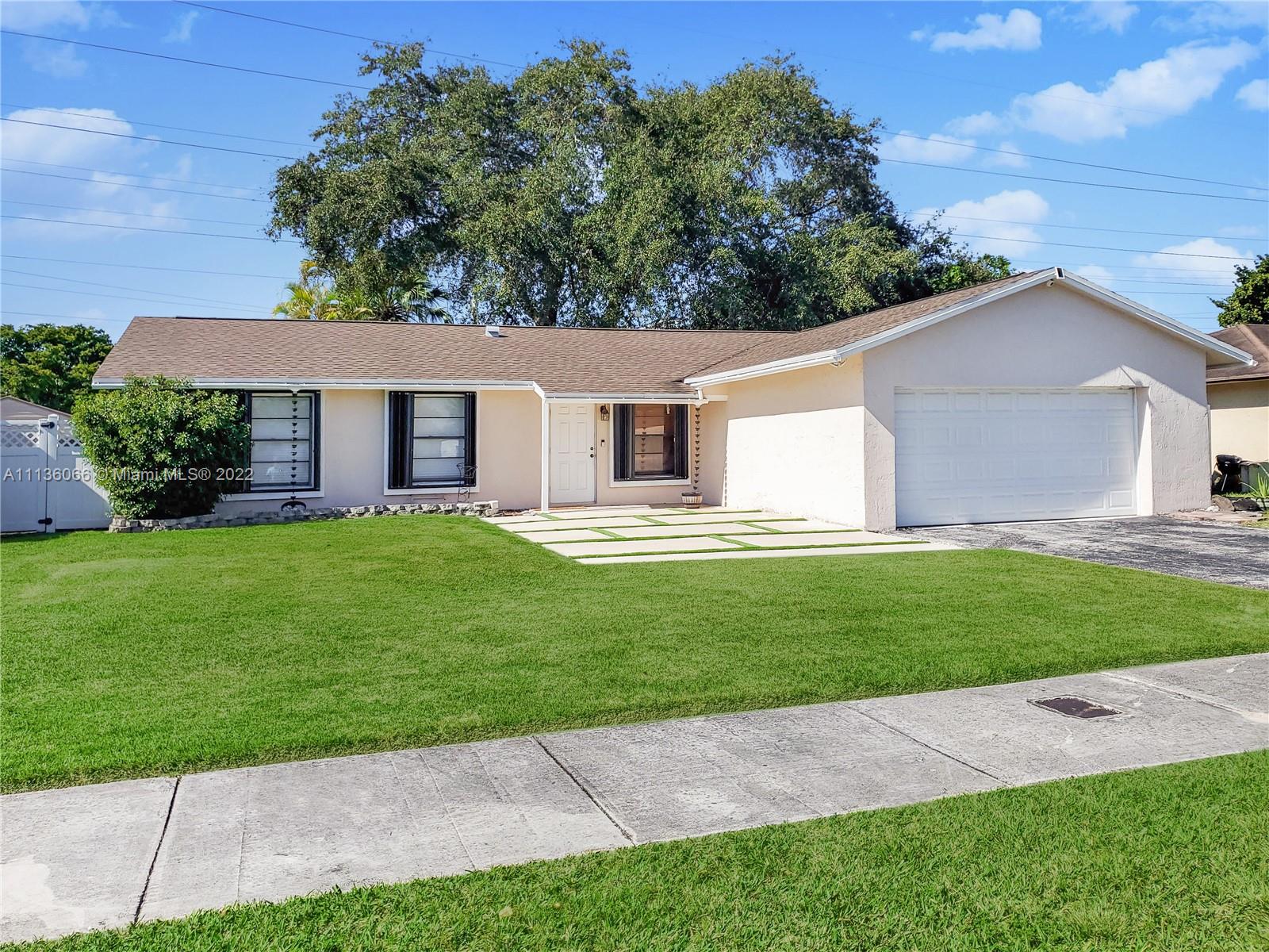 This home is in the Winston Park Community, one of the most sought-out neighborhoods in West Kendall with excellent schools… within minutes of shopping and dining… everything you need… Publix, Banks, Starbucks, Panera Bread, Total Wine, Home Depot, Aldi, Night Clubs, Restaurants, Gym, and more. New roof. Impact Doors: Front, Garage Side Door, and Garage Door… Hurricane Shutters, Upgraded Master Bathroom, All Wood & Laminate Flooring throughout except the Kitchen and Bathrooms… upgraded guest bathroom, no Popcorn Ceiling. Large backyard with painted wood deck, with room for pool… with no back neighbors.