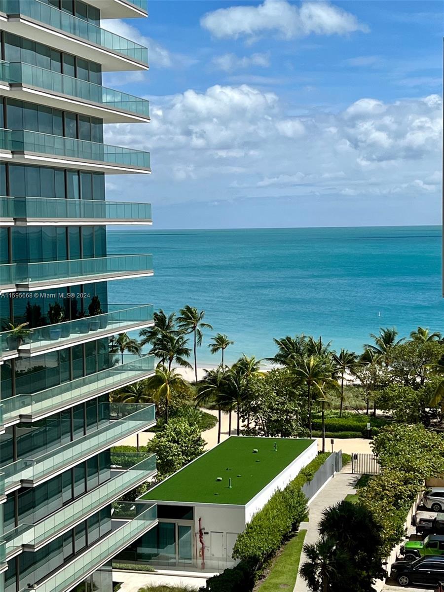 Completely remodeled and furnished unit with top-of-the-line finishings, featuring impact windows and tasteful decor. Enjoy breathtaking views of the ocean and Intracoastal from this prestigious oceanfront building, The Plaza of Bal Harbour. Take advantage of beach service on the white sandy beaches, along with pool, fitness center, and club room amenities. Located within walking distance to restaurants, shops, and houses of worship. This unit boasts an excellent layout, including a master suite with a walk-in closet, living room, dining room, and an additional space with a Murphy bed. Steps away from Bal Harbour Shops, offering luxury shopping and dining experiences. Fully furnished unit available for annual rent at $3,800/month and seasonal rent at $4,300/month.