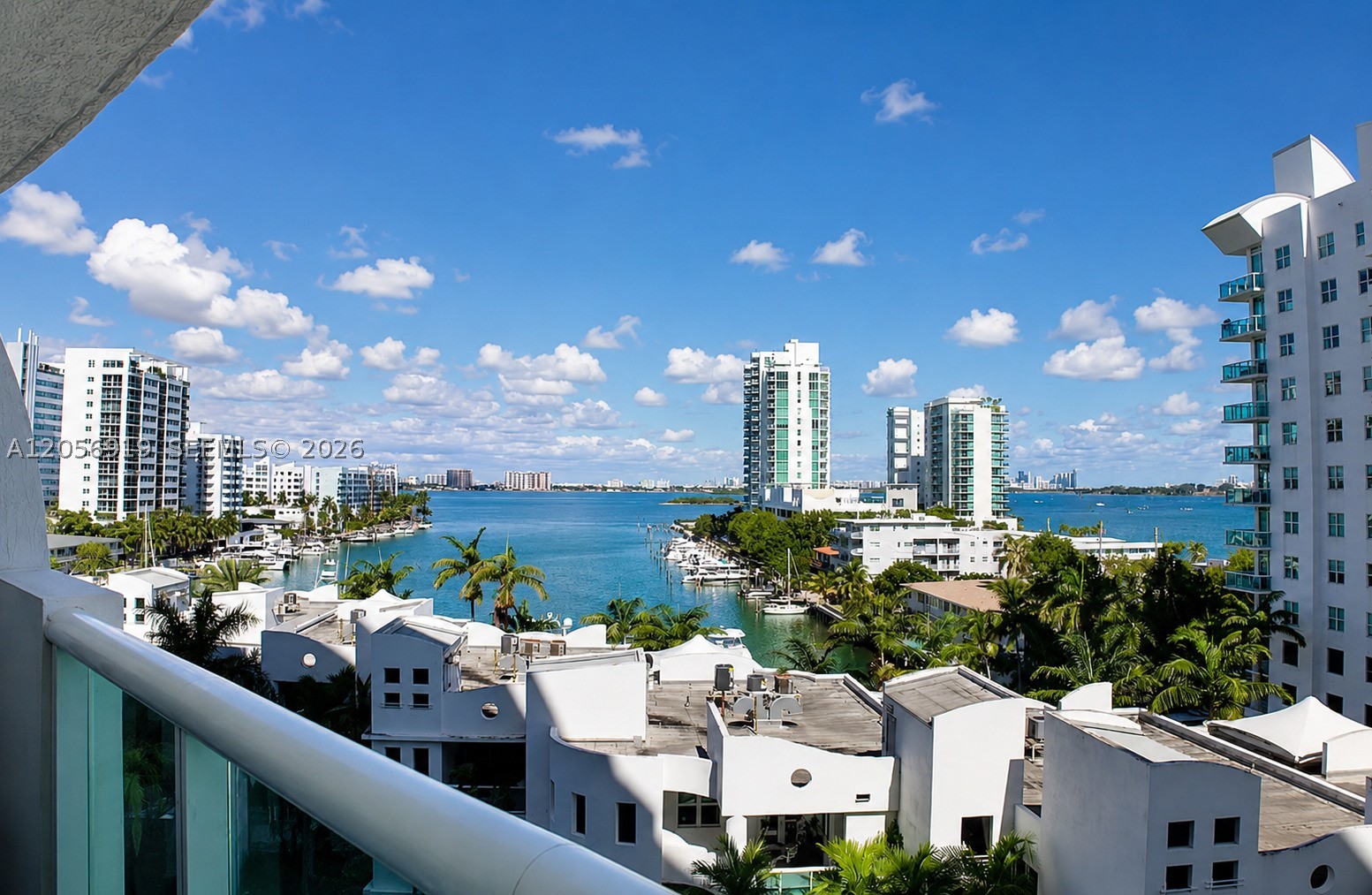 Waterfront unit - most desirable "05" line in the building, featuring unobstructed east-facing views of beautiful Biscayne Bay. This 2-bedroom, 2-bath residence in the exclusive gated 360 Condominium offers ash-toned laminate flooring throughout, granite countertops, stainless steel appliances, impact windows and doors, and a spacious private balcony perfect for enjoying breathtaking sunrises and the bay breeze. Resort-style amenities include 24-hour security, concierge, two heated pools, Jacuzzi, fitness center, sauna, private marina, kayak launch, clubhouse, EV charging stations, guest parking, and complimentary valet. A perfect waterfront retreat in the heart of North Bay Village. As-Is Sale.