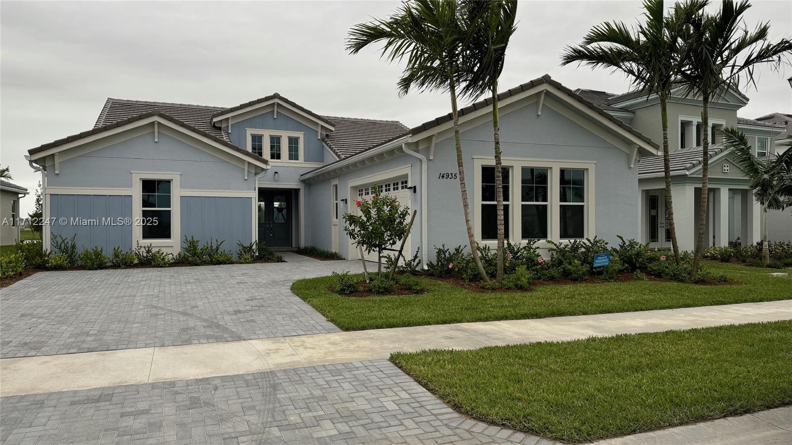 Brand new one story home located in the heart of Palm Beach County. Incredible lake, from  the huge backyard, and a  terrace. The property has 4 bedrooms,  3 bath, impact windows, a beautiful kitchen with a big island. Woodlands of Westlake is a brand new gated community, close to the I95, the Florida Turnpike and unspoiled nature reserves. Resort Style Amenities including a lagoon pool with tower water slide, bocce ball courts, BMK pump park, snack shack & scoops Ice cream and so much more!