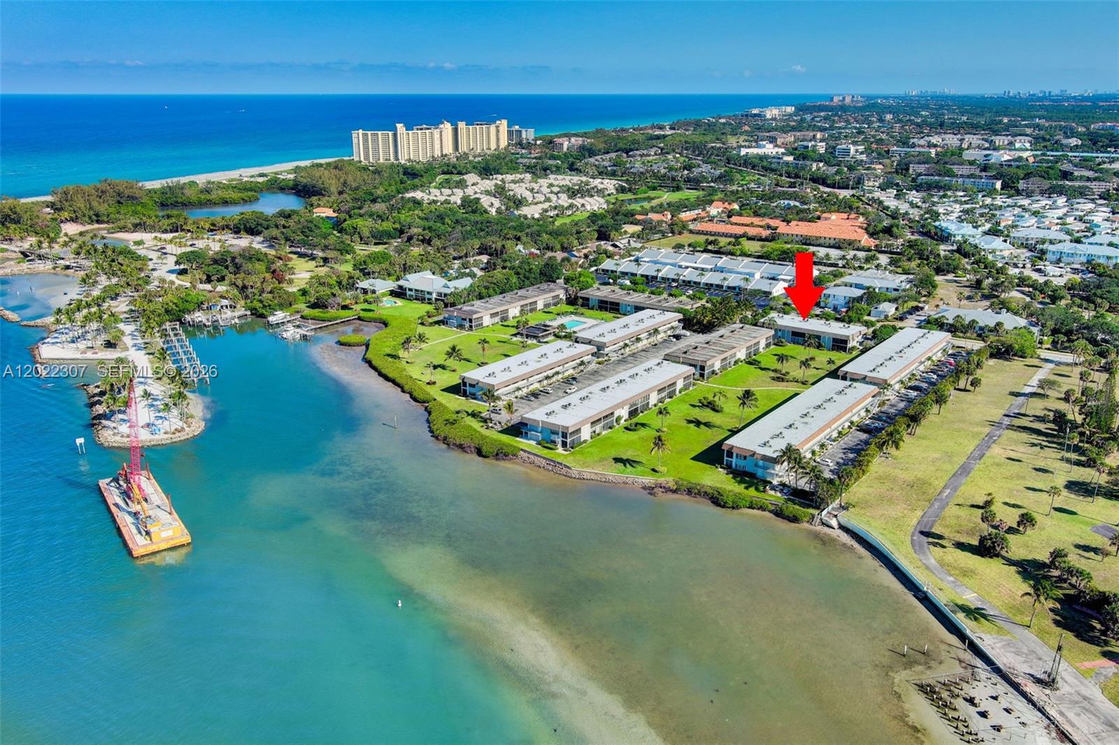 OFF Season furnished rental available June1 to December 31, 2026. This is a 55+ community. Best loationin Jupiter lose to everything. This second floor condo has it all. The kitchen has been updated. There are linens for both bedrooms, bath towel and towels for the beach/pool. Primary suite has a king bed & the second bedroom has two twin beds. 

 Call today to set up a private showing on Saturn street PLEASE NOTE G202 has already rented for the 2027 Season!