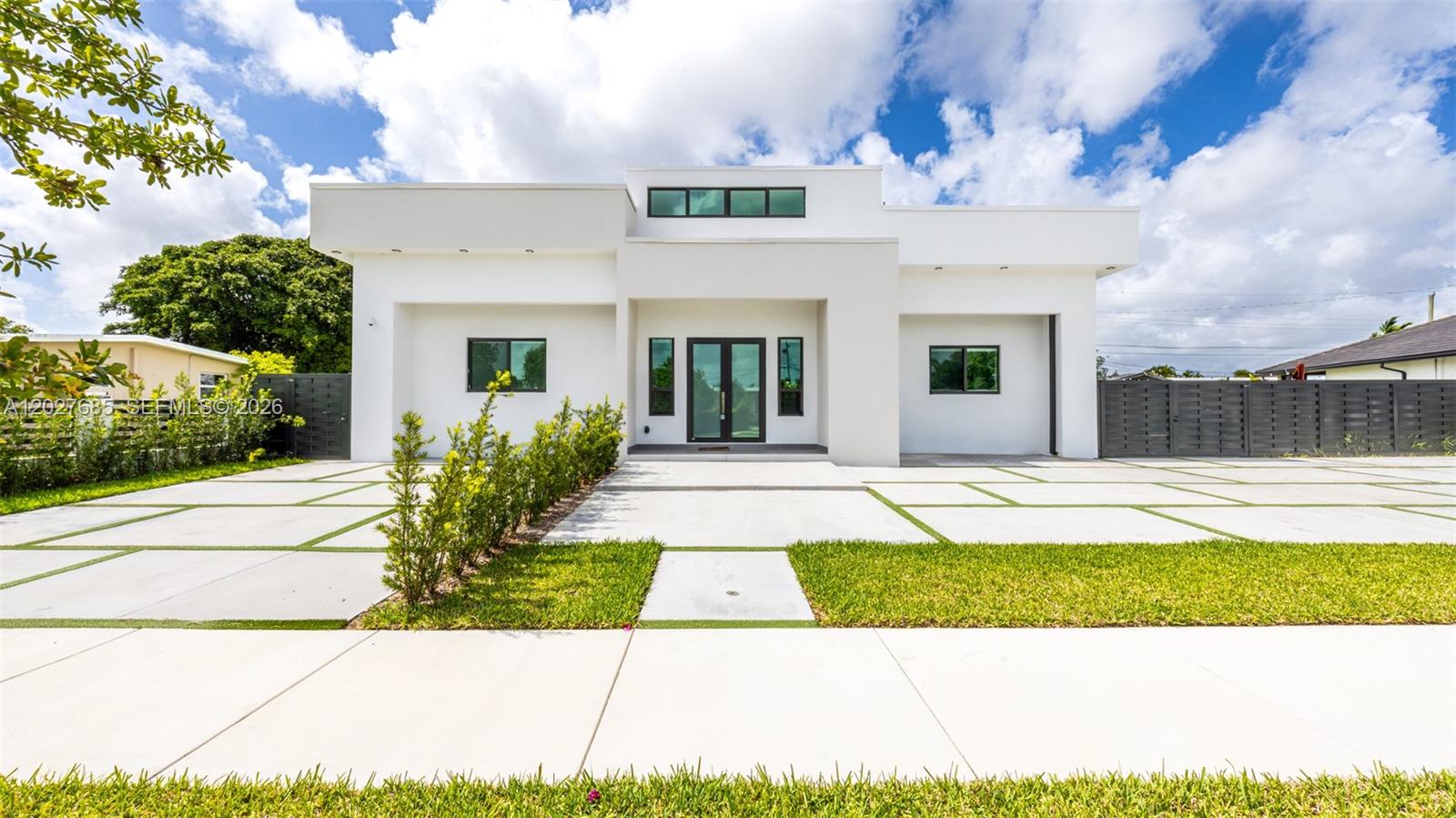 Experience unparalleled contemporary luxury in this 2025 new construction masterpiece—a custom architectural gem, truly one of a kind in one of Kendall’s most exclusive enclaves. This 4-bedroom, 4-bath estate offers over 3,012 actual sq. ft. of living space on a massive, fully fenced 12,126 sq. ft. lot.

Designed for ultimate privacy and flexibility, every bedroom features independent exterior access. The crown jewel is the expansive upper-level terrace—ideal for elite entertaining, recreation, or business use—and it is structurally engineered to easily support a future second-story addition, instantly enhancing your equity and transforming the home into a two-story estate. Security cameras installed and property is pre-wired/pre-installed for smart home system integration, allowing easy conversion to a fully smart home.

Luminous and ultra-spacious, the residence showcases seamless indoor-outdoor flow with ample room for a custom pool. Enjoy “Miami without the noise” in a quiet, low-traffic neighborhood, with easy access to US-1, the Turnpike, and the Palmetto Expressway. Just minutes from Dadeland Mall, top-tier schools, FIU, and the University of Miami, and approximately 25 minutes from Miami International Airport.

Sellers are contributing up to $10,000 in concessions. Also available for rent!