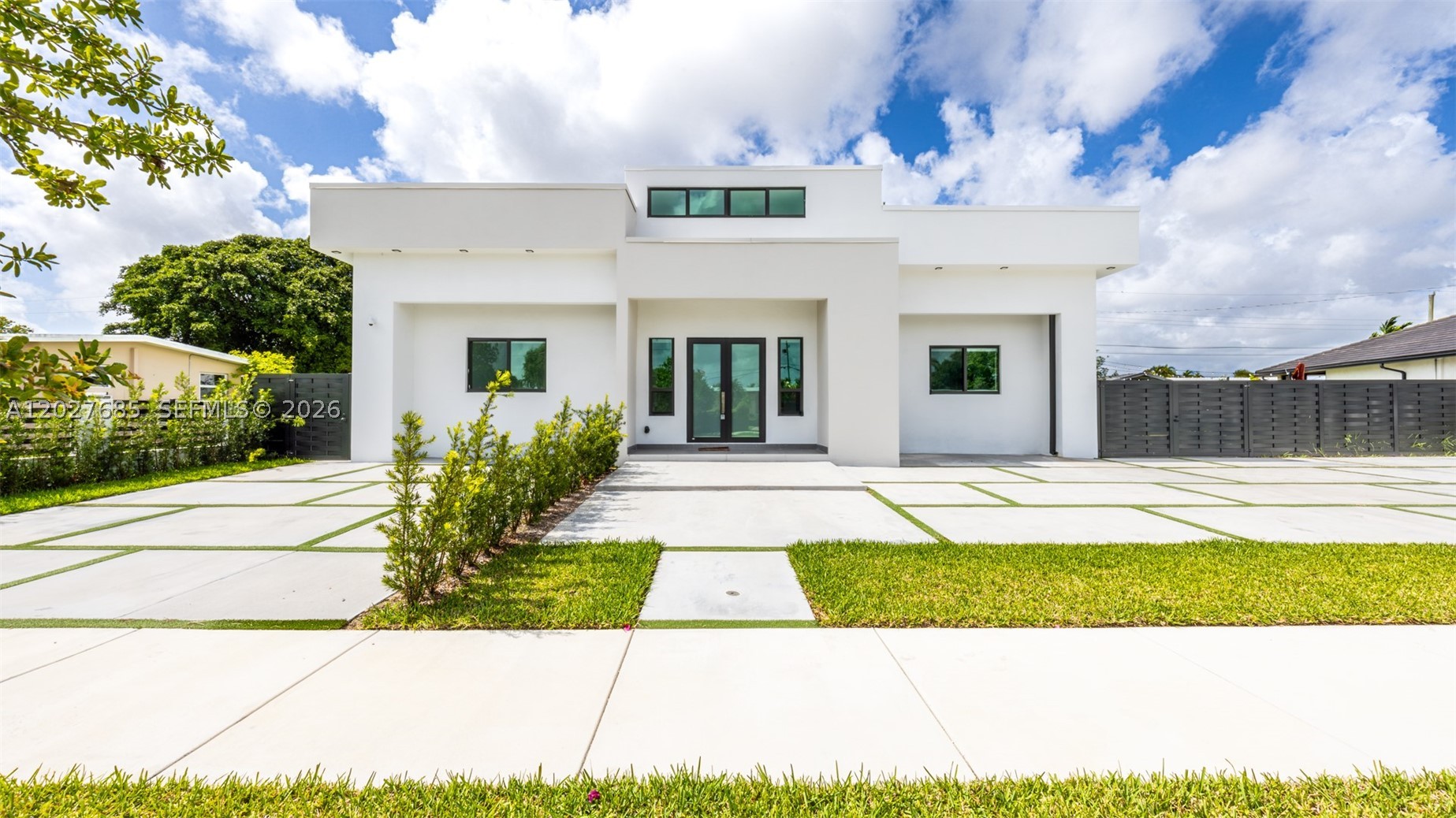 Experience unparalleled contemporary luxury in this 2025 new construction masterpiece—a custom architectural gem, truly one of a kind in one of Kendall’s most exclusive enclaves. This 4-bedroom, 4-bath estate offers over 3,012 actual sq. ft. of living space on a massive, fully fenced 12,126 sq. ft. lot.

Designed for ultimate privacy and flexibility, every bedroom features independent exterior access. The crown jewel is the expansive upper-level terrace—ideal for elite entertaining, recreation, or business use—and it is structurally engineered to easily support a future second-story addition, instantly enhancing your equity and transforming the home into a two-story estate. Security cameras installed and property is pre-wired/pre-installed for smart home system integration, allowing easy conversion to a fully smart home.

Luminous and ultra-spacious, the residence showcases seamless indoor-outdoor flow with ample room for a custom pool. Enjoy “Miami without the noise” in a quiet, low-traffic neighborhood, with easy access to US-1, the Turnpike, and the Palmetto Expressway. Just minutes from Dadeland Mall, top-tier schools, FIU, and the University of Miami, and approximately 25 minutes from Miami International Airport.

Sellers are contributing up to $10,000 in concessions. Also available for rent!