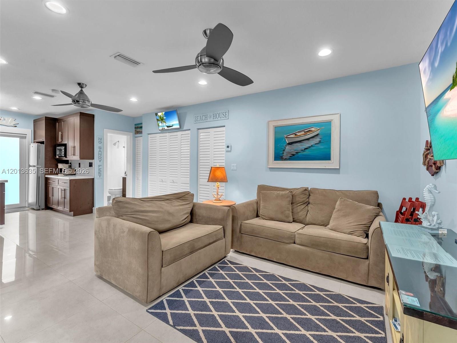 Charming fully furnished beachside condo for sale just steps from Hollywood Beach and the world famous Hollywood Broadwalk! This bright and well maintained unit offers a comfortable layout with plenty of natural light that can be rented daily, weekly or annually. Ideally located near dining, shopping, entertainment, and major highways perfect for a primary residence, or vacation getaway. Don’t miss out on this great value in a prime location!