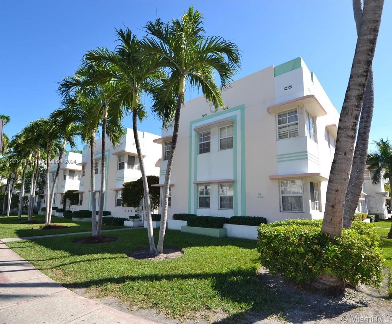 True 1 bedroom / 1 bath Art Deco condo in the best location on a South Beach. A block from Espanola Way and 2 blocks from Lincoln Road. Close to the beach and all the action of Ocean Drive. Unit has brand new impact windows & original hardwood floors. Unit has stacked washer/dryer, dishwasher, full size appliances, new fridge & oven/range, Central AC, & 2 ceiling fans. Unit has plenty of light and a nice bay living room window. Available immediately. First, Last, and Security is a must. No smoking. Min 1 year. Entire building was just renovated with concrete restoration & paint. Unit is also freshly painted.
