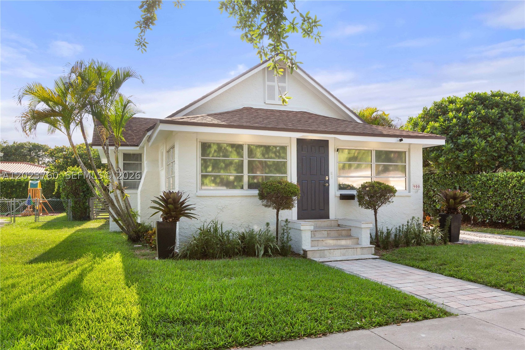 Charming and updated 2 bedroom plus office, 1.5 bath home in the heart of Coral Gables on a quiet tree-lined street. Features spacious living areas, abundant natural light, and seamless indoor/outdoor living with a private backyard perfect for entertaining. Prime location just minutes from dining, shopping, parks, and top-rated schools. Exceptional opportunity in one of Coral Gables’ most desirable neighborhoods.