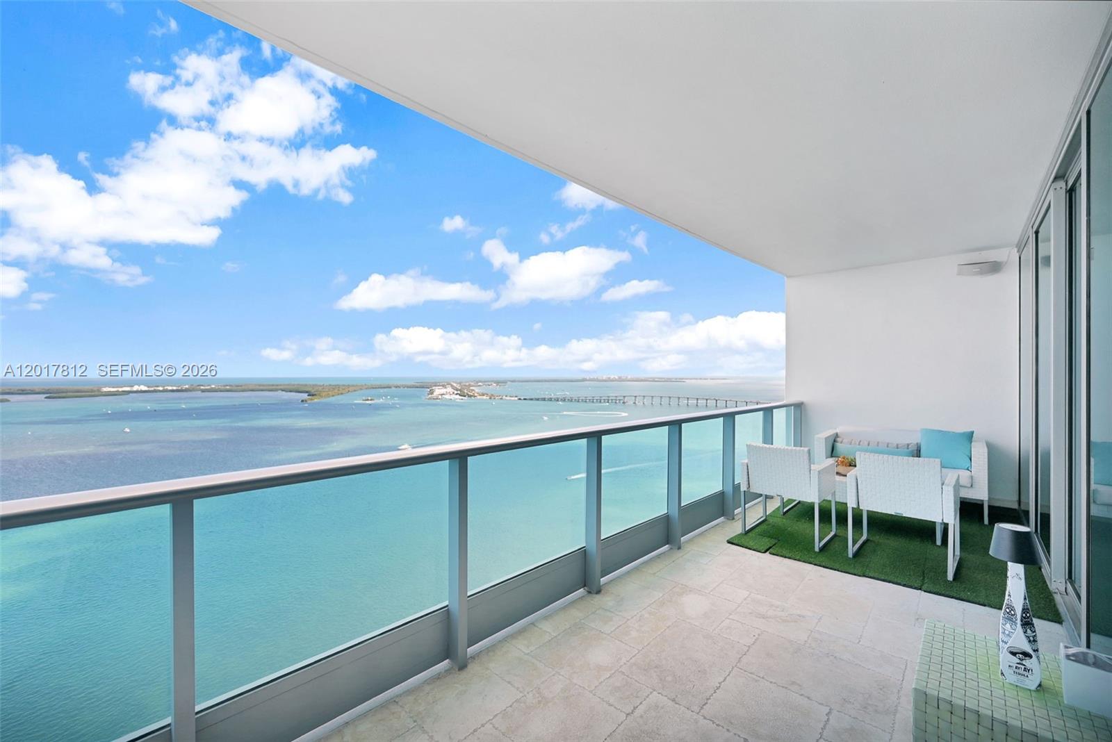 Elevated coastal living awaits in this exceptional 3-bedroom, 3-bath residence at one of Brickell’s most exclusive waterfront towers. This stunning home offers breathtaking ocean and skyline views from every room and features a private elevator foyer, sleek marble flooring, and automated window treatments throughout. The open-concept layout flows seamlessly into a modern chef’s kitchen equipped with premium Miele and Sub-Zero appliances. Custom-designed closets and beautifully updated bathrooms enhance both comfort and sophistication. Residents of Jade at Brickell enjoy an unparalleled lifestyle with world-class amenities, including a waterfront fitness center, serene infinity-edge pool, full-service spa with sauna and steam rooms, 24/7 concierge and valet services, and an elegant rooftop lounge. Two assigned parking spaces and a private storage unit are included.