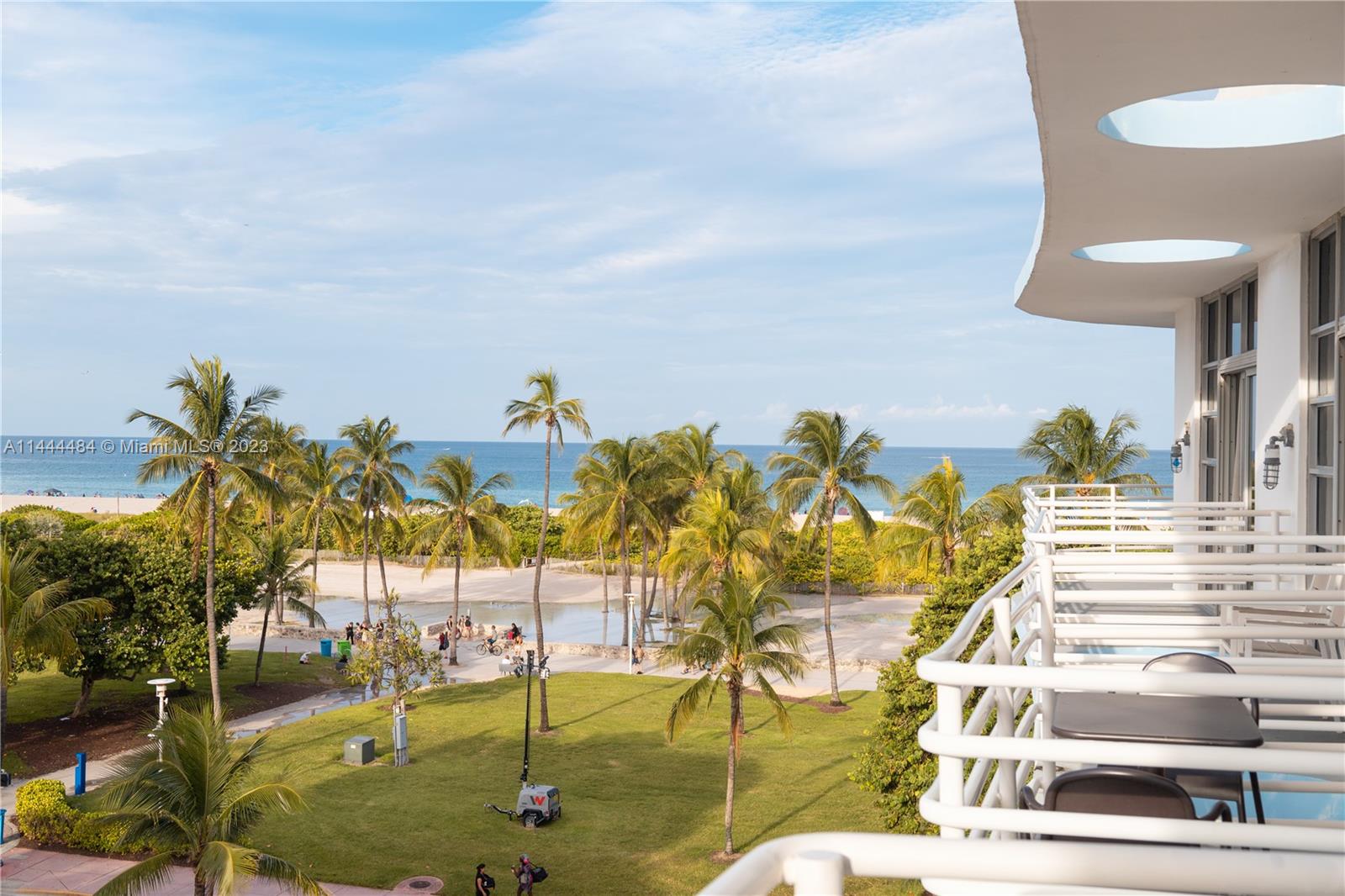 Best deal in the building! The Condo Hotel was built in 2005 directly on iconic Ocean Drive, Miami Beach, between many popular restaurants and bars. This contemporary apartment hotel unit is in turn key condition with lux furnishings, kitchenette, equipment, balcony with ocean view. The hotel offers a rooftop terrace with swimming pool, lounge chairs, and a bar overlooking Ocean Dr and the Ocean. You can rent this unit daily and manage it yourself or through front desk. Maintenance includes everything, Electric, Cooling, Internet.