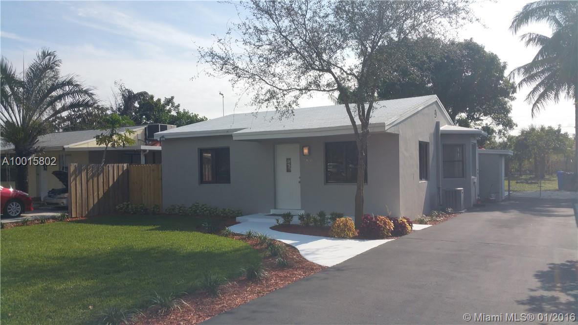 Shows like a model.  Extra bedroom added, actually a 3/1. Property has been completely updated, no detail has been spared. New bathroom, brand new kitchen, tiled floors throughout, wood floors in the bedrooms, too many details to mention.  Great location, close to everything, 10 minutes from beaches. Will not last, call today.