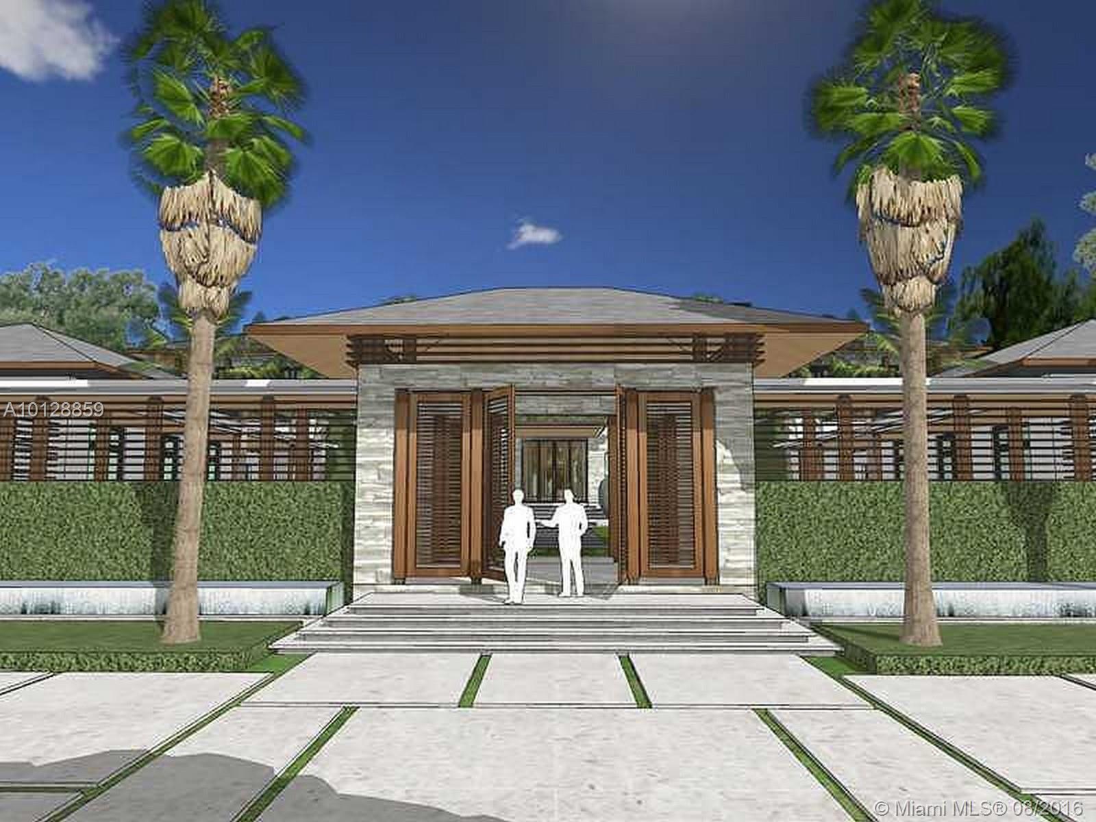 Gables Estates Grandeur at its finest. Magnificent estate on two lush acres designed by renowned architect Cesar Molina with modern style and comfort in mind. Home theatre, inviting cabana with sauna/spa, expansive master with private balcony, chef's kitc hen, floating staircase, upstairs family room, 6 car garage, library, room for a tennis or basketball court, and so much more. Opportunity remains to choose some finishes to make it your own! A must see!