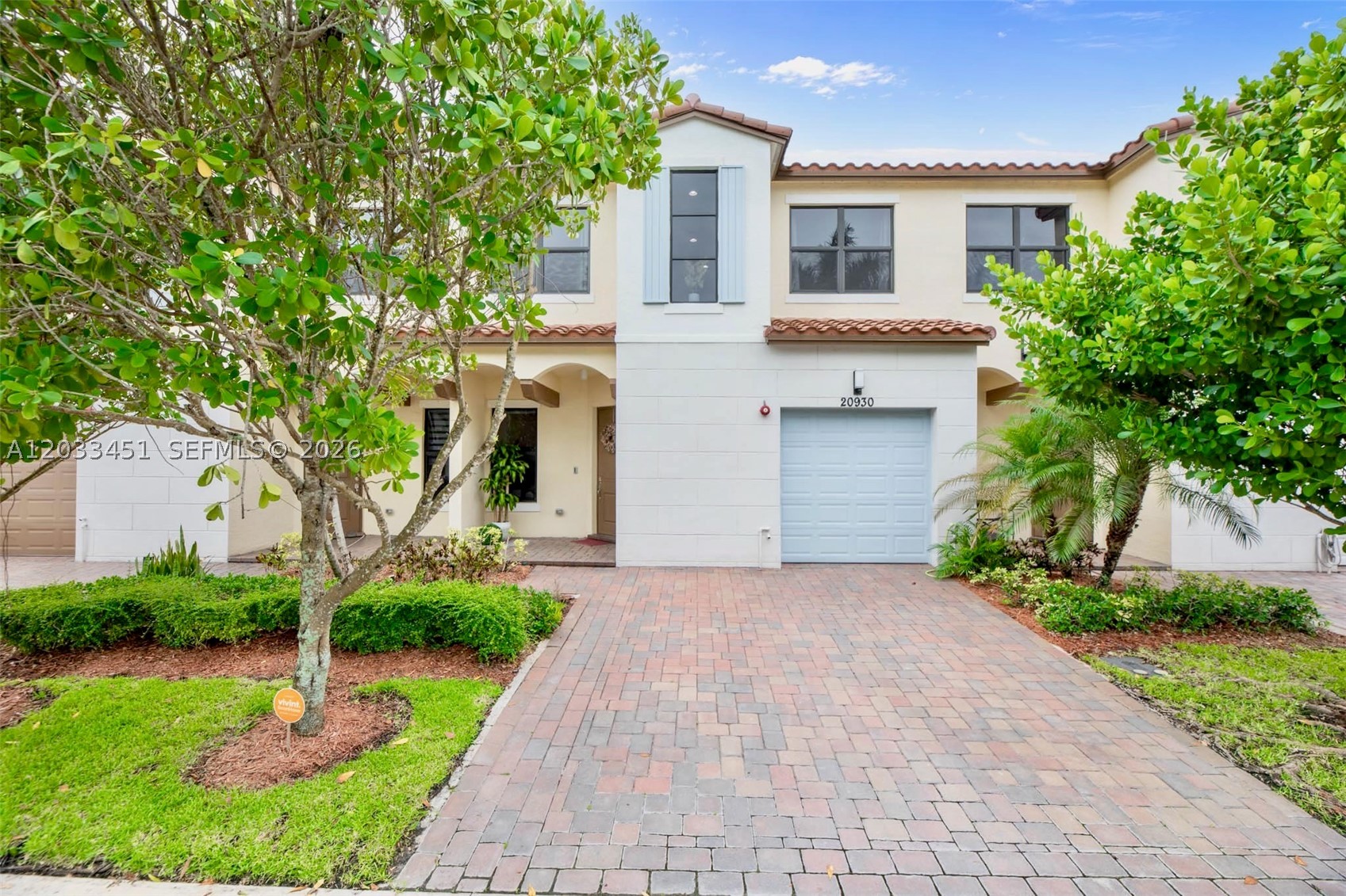 IMPECCABLY MAINTAINED TOWNHOUSE WITH DESIGNER TOUCHES.  NEWER CONSTRUCTION IN WEST PEMBROKE PINES LOCATED IN CHAPEL GROVE, A HIGHLY SOUGHT AFTER GATED COMMUNITY.  WALK INTO THE BEAUTIFULLY DESIGNED FLOOR PLAN DOWNSTAIRS WHICH INCLUDES AN ENCLOSED MUD ROOM AT THE ENTRANCE.  SPACIOUS KITCHEN WITH OVERSIZED ISLAND AND BAR AREA NEAR DINING ROOM IS PERFECT FOR ENTERTAINING.  ENCLOSED AND COVERED PATIO IN THE BACK ALLOWS FOR RELAXING EVENINGS OR WEEKENDS BBQs.  GENEROUS SIZED PRIMARY BEDROOM UPSTAIRS FEATURES TWO WALK-IN CLOSETS WITH CABINETRY.  HUGE PRIMARY BATHROOM HAS A LARGE VANITY WITH TWO SINKS, WALK-IN SHOWER AND ENCLOSED TOILET.  FULL SIZE SIDE BY SIDE WASHER AND DRYER UPSTAIRS FOR CONVENIENCE WITH LOTS OF SHELVES FOR STORAGE OF ALL YOUR CLEANING ITEMS.  CHAPEL GROVE IS FULLY GATED AND FEATURES A FITNESS CENTER AND GYM.  CLOSE TO MAJOR HIGHWAYS FOR COMMUTE, SHOPPING AND DINING AREAS.  NEAR A RATED SCHOOLS.