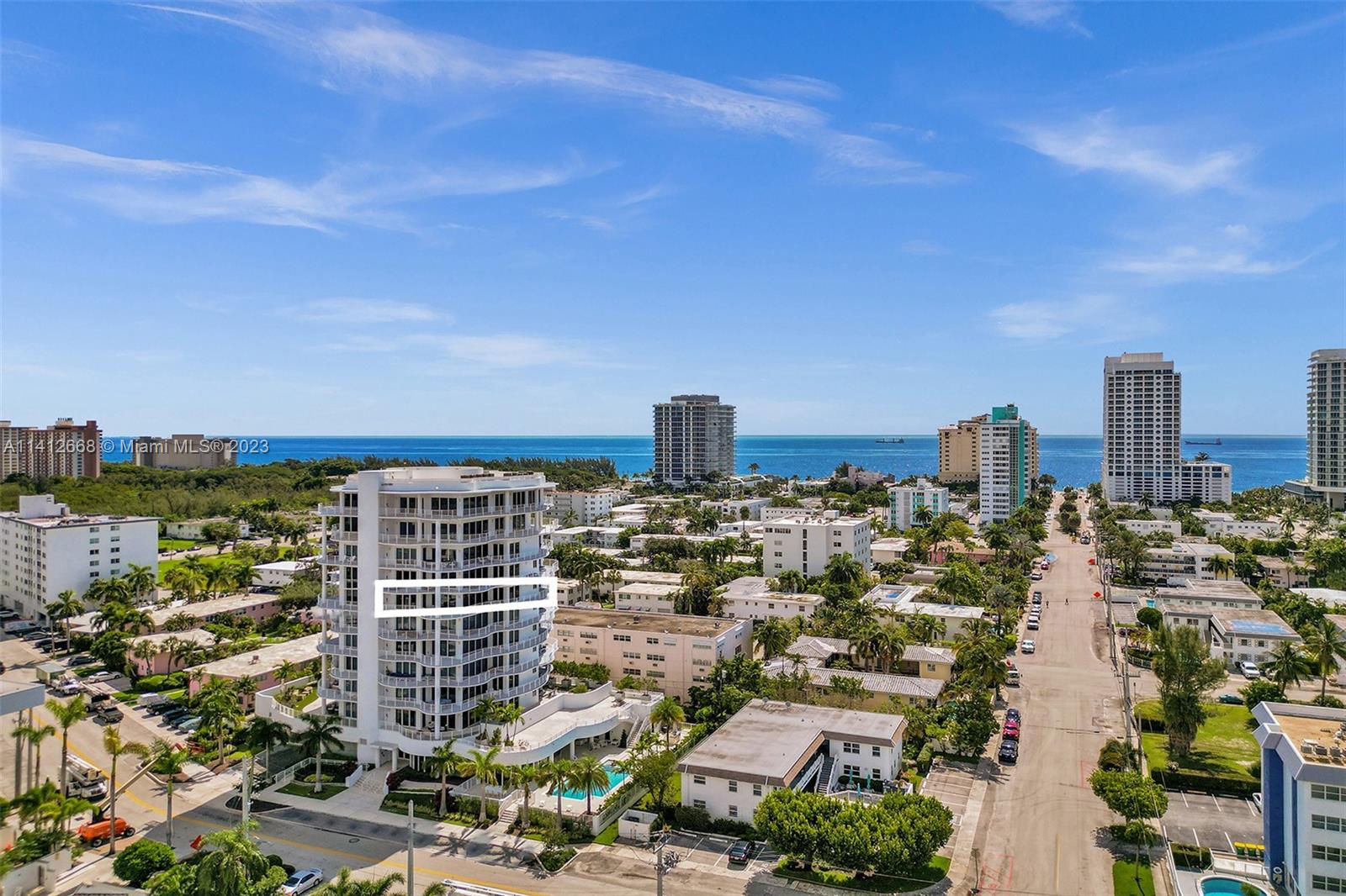 Furnished Rental Immediate Occupancy in the heart of Ft. Lauderdale Beach! 3 BEDROOM + 2.5 BATHROOM! Two Residences per floor. 2020 built. South exposure on 7th level *Ocean & Intracoastal views*. Terrace is over 900+ SqFt & wraps the entire residence w/ access from every room - designed for outdoor entertaining w/ electric BBQ grill!! Modern luxury boutique building featuring 11 floors w/ only 17 residences. Spacious living w/ 9ft floor-to-ceiling impact resistant glass windows throughout filling the space w/ natural light - electric blinds . European-style kitchen w/ Italian Cabinetry, Quartz Countertops & under-sink water purification system. Secured access, gym w/ peloton bikes, dog walk. Pool area w/ outdoor TV, bar fridge & deluxe grilling center.8 min walk to beach.Easy Approval.