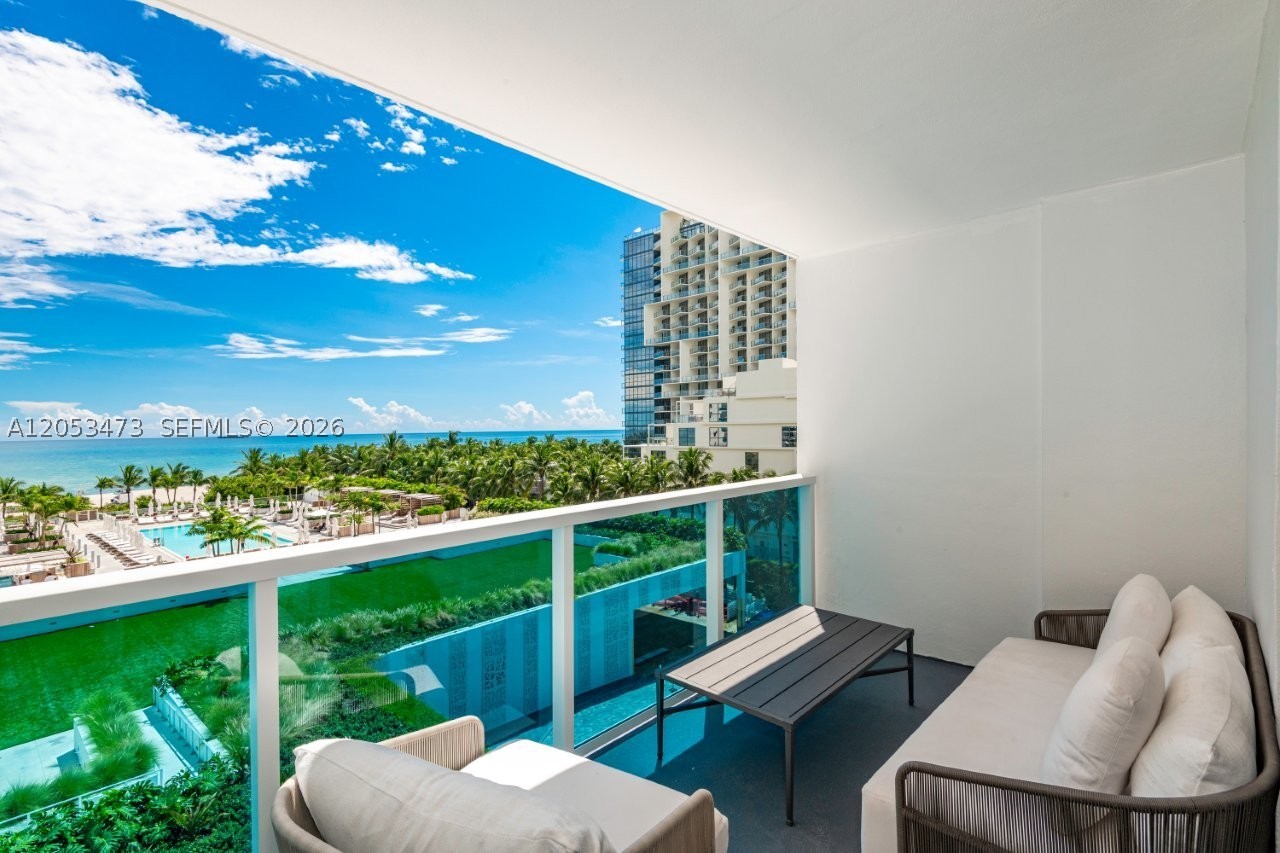 Totally remodeled studio residence with balcony boasting direct oceanfront and pool views at South Beach’s premier oceanfront resort. Modern, open kitchen. Electricity, cable, WiFi, water and valet with 1 parking spot included. Laundry room on every floor. Situated inside the same building as the luxurious 1 Hotel, Roney Palace residents enjoy the best of South Beach with access to 3 oceanfront swimming pools, a hot tub and beach service. Located directly on Collins Avenue, Roney Palace is a short walk to Lincoln Road, entertainment, shops, restaurants, bars, clubs and other luxury hotels. Pricing is dynamic and may vary according to seasonal demand, lease commencement date, and lease term. Please contact listing agent for current availability and pricing