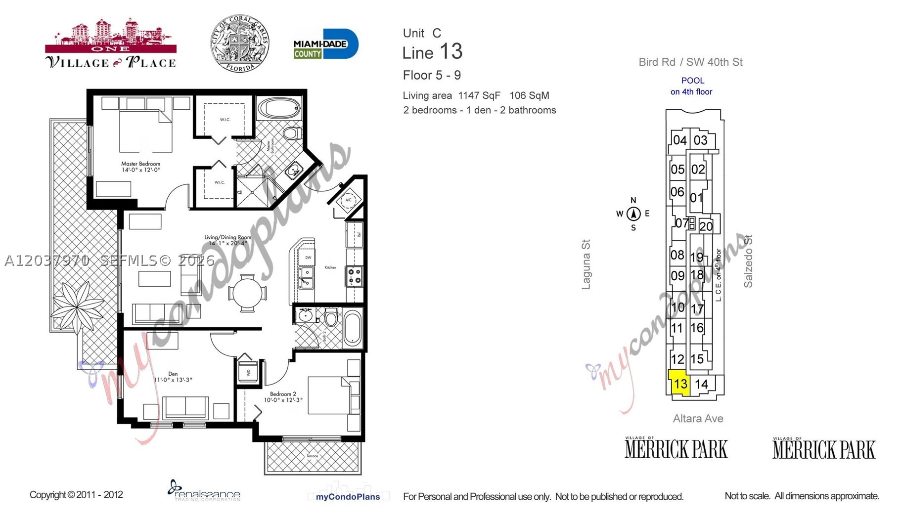 ONE VILLAGE PLACE CONDO - Residential Lease