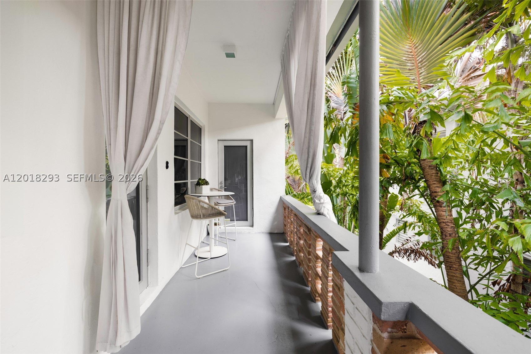 Welcome to your tranquil oasis in the heart of Miami Beach! This 2 bed 2 bath unit offers a quaint retreat with a lush tropical garden view and private balcony. This cozy yet spacious condo provides ample space and comfort, filled with lots of natural light. In addition to its peaceful surroundings, the gated community provides residents with added security and privacy, ensuring a safe and tranquil living experience. With an enviable location, offering walkability to the beach and a plethora of restaurants and boutiques.