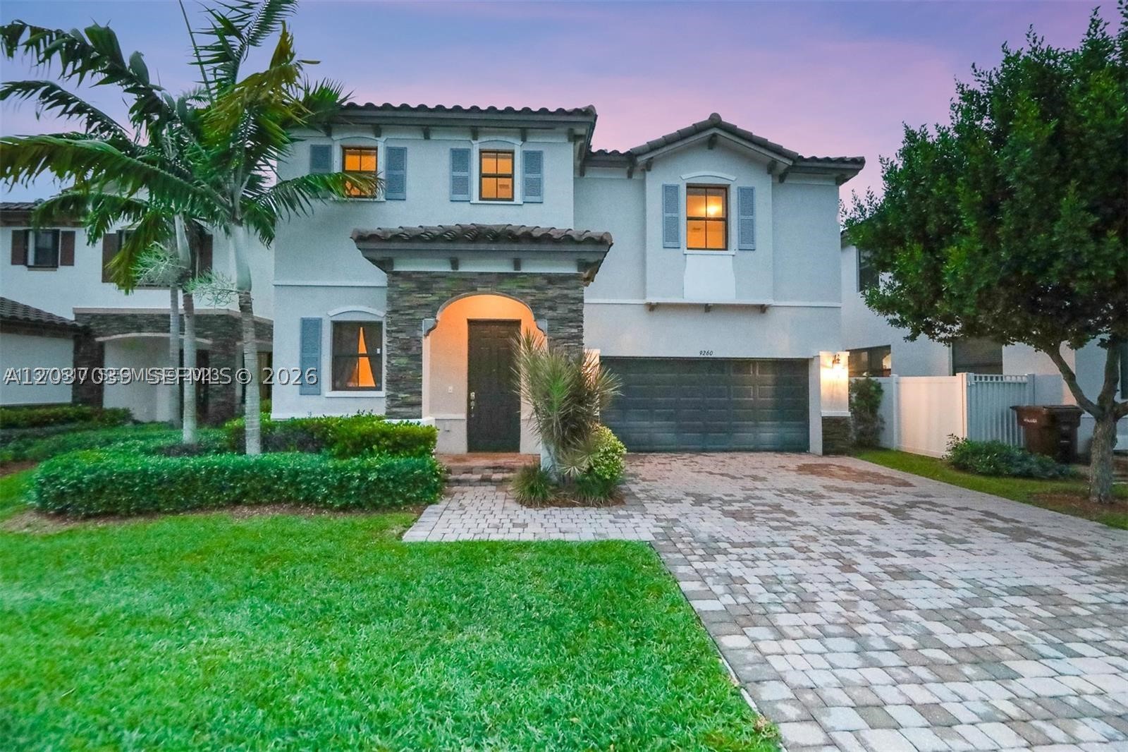 Welcome to one of the largest and most desirable floor plans in the highly sought-after Bonterra community in Hialeah. This spacious 5-bedroom, 3-bathroom residence offers over 3,300 square feet of well-designed living space, ideal for both comfortable everyday living and entertaining.

The home features a bright and open layout with a large eat-in kitchen complete with an island, stainless steel appliances, and granite countertops, seamlessly flowing into formal living and family rooms. 

Upstairs, enjoy generously sized bedrooms including a spacious primary suite with ample closet space. Step outside to a private, beautifully maintained backyard with a large paver patio and no rear neighbors—perfect for relaxing or hosting gatherings.

Located within a 24-hour guard-gated community, residents enjoy resort-style amenities including a pool, clubhouse, fitness center, and playground. Conveniently situated near major highways, shopping, and dining, this home offers both privacy and accessibility in one of the area’s premier neighborhoods.