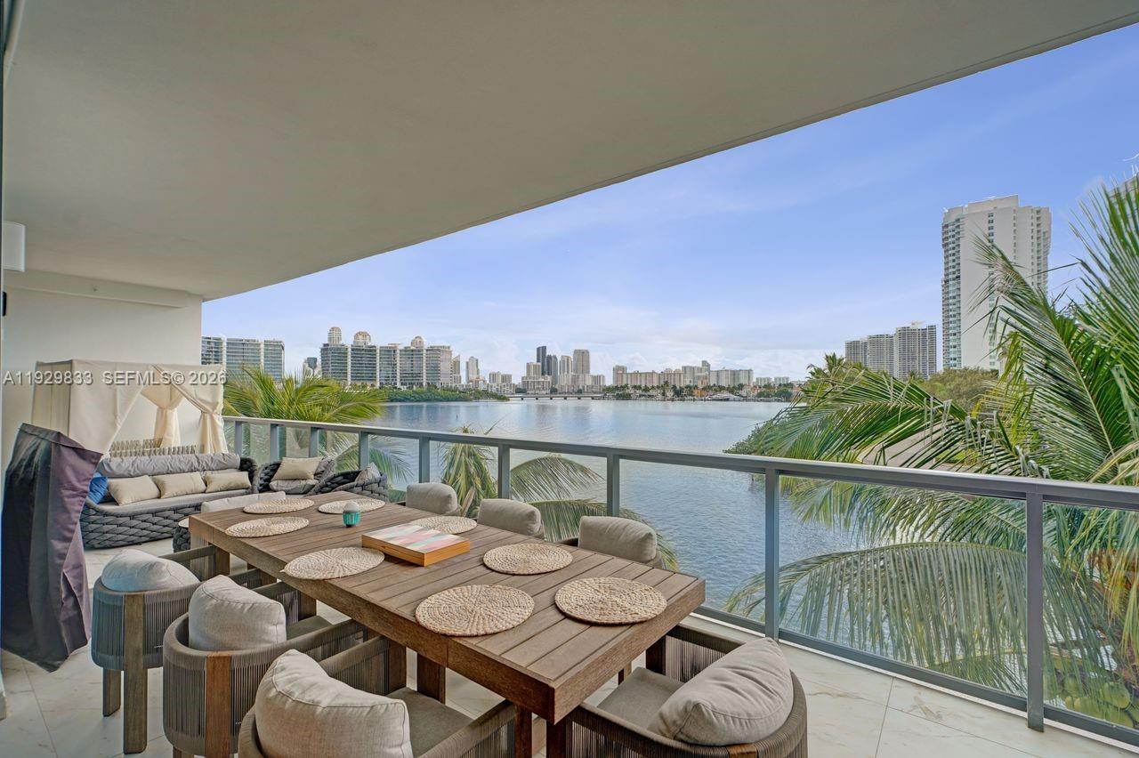 Breathtaking water views at this furnished 4/5.5 totally renovated condo in the Heart of Aventura!  This magnificent flow through residence offers 4 bedrooms & 5.5 baths, private elevator entry with an open floor plan.  Condo has an eat-in Gourmet gas kitchen with a top-of-the-line Zline gas range and Zline Refrigerator. STATE OF THE ART.  OVER $200,000 WORTH OF FURNITURE INCLUDED.  Unit has impact windows & doors throughout with Smart Home Technology.  Enjoy 2 spacious terraces, one w/summer kitchen with bay, Intracoastal & ocean views.  The primary suite boasts a huge walk-in closet, balcony access, with a bathroom w/dual sinks, & a separate tub and shower. Plus, there is a built-in sauna in the primary suite.  Separate laundry room w/sink, 2 assigned parking + valet & a storage cube.  Echo offers its residents 5-star amenities, including a fitness center, beach passes, pool, dog walker, yoga room, & car service.  Very close to beaches, dining, A+ schools and the famous Aventura mall.
List of Upgrades:  650k in Renovations, furniture and constructions all permited, Versace floors, marble baseboards, outdoor kitchen from Italy, Shower Rain, All electric blinds, Zline appliances.
SEE ATTACHED APPRAISAL.....SEE ATTACHED APPRAISAL....SEE ATTACHED APPRAISAL....