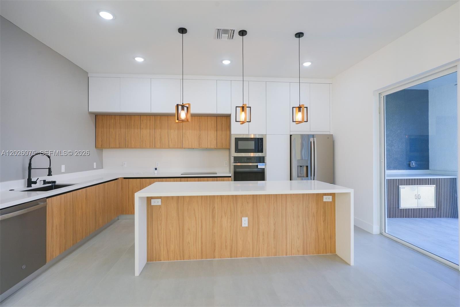 Excellent opportunity to own a brand-new contemporary home in Cape Coral priced below appraised value. This move-in-ready residence offers modern architectural design, soaring ceilings, premium finishes, and thoughtfully designed indoor-outdoor living spaces perfect for today’s Florida lifestyle. The open-concept layout features a sleek designer kitchen with premium appliances, custom cabinetry, and elegant finishes throughout. Spacious living areas filled with natural light create a clean and sophisticated atmosphere. The home also includes spa-inspired bathrooms, smart home integration with Alexa control system, and built-in security features for added comfort and convenience. Modern lines, quality construction, and elegant details make this property stand out from typical new construction homes in the area. Conveniently located in one of Cape Coral’s fastest-growing areas near shopping, dining, schools, and everyday conveniences. Appraisal available upon request, offering additional confidence and value for buyers in today’s market. NO HOA