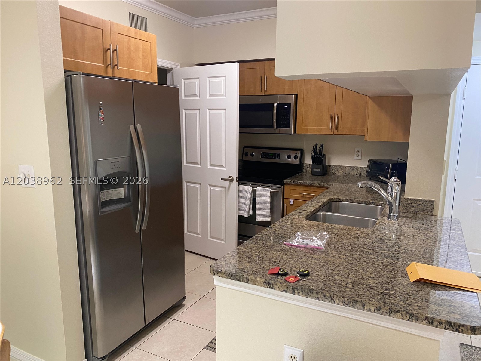Great property, apartment UNIT #301, located just west of Florida’s Turnpike and 20 minutes from Downtown WPB. Gourmet kitchen with granite countertops and stainless steel appliances. Convenient full-size laundry room. Two parking spots. This meticulously maintained community offers resort-style amenities: two pools, tennis courts, and a luxurious clubhouse with a fitness center. Water, sewer, cable, and trash included with no rental restrictions.