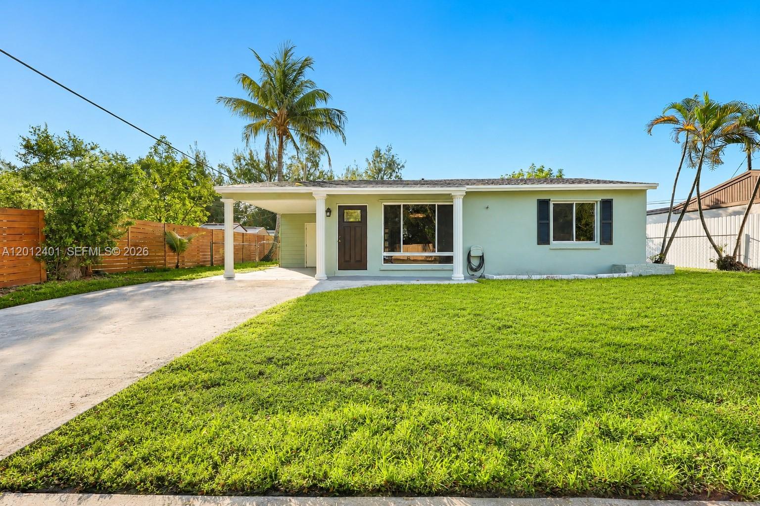 Beautifully updated and move-in ready Two bedroom +  additional room, One bath home in a convenient Fort Lauderdale location! This property features a brand-new roof (2026), fully renovated kitchen and bathroom, sleek tile flooring throughout, New Stainless Steel appliances, and recessed lighting for a clean, contemporary feel. The versatile bonus room is perfect for a home office, guest space, or playroom. Ideally situated near schools, shopping, and major roadways. Truly turnkey—just bring your clothes and furniture and settle right in!